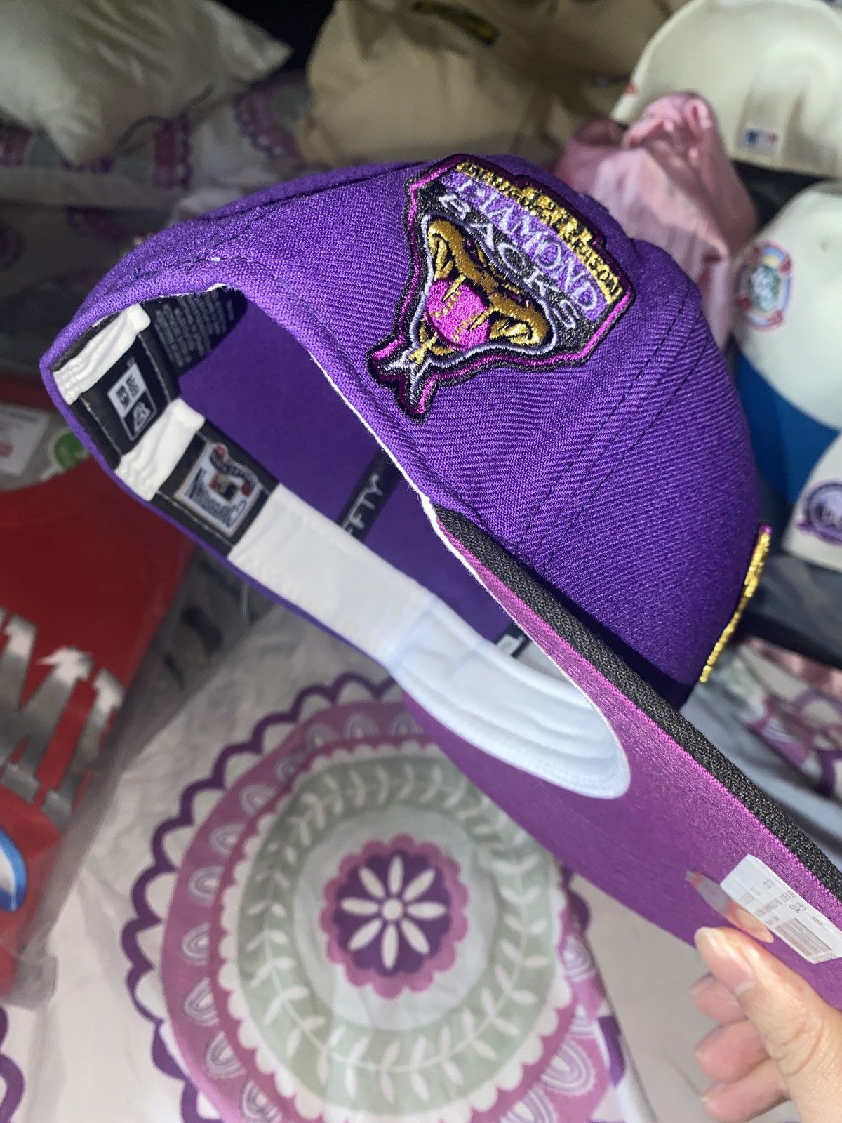 Lids × MLB × New Era Exclusive crown royal 2 tone Diamondbacks fitted hat Size ONE SIZE - 3 Thumbnail