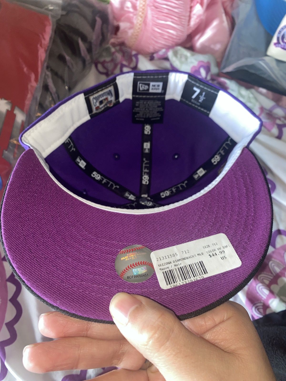Lids × MLB × New Era Exclusive crown royal 2 tone Diamondbacks fitted hat Size ONE SIZE - 4 Thumbnail