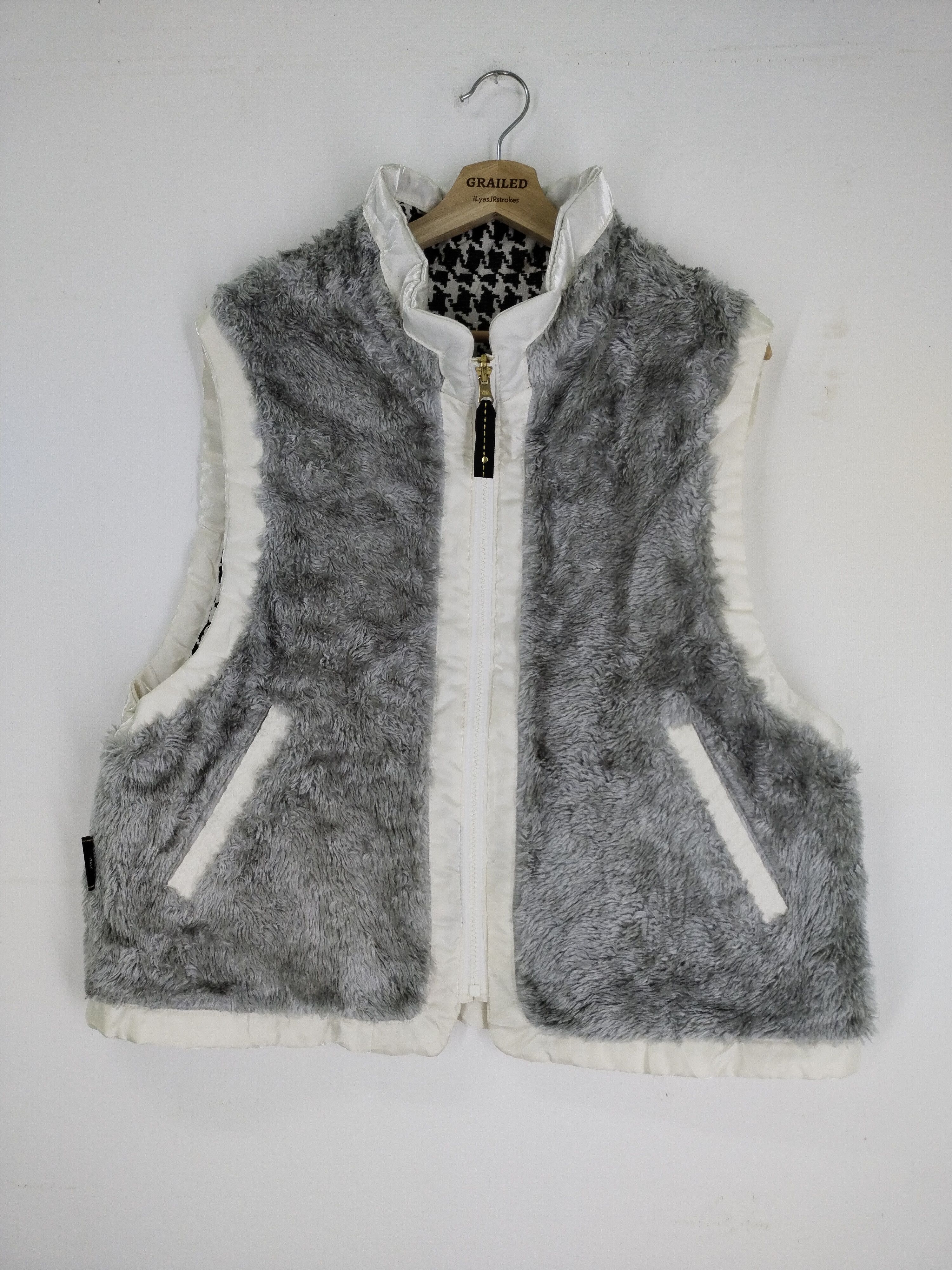Ellesse × Vintage 🔥 VTG Ellesse Monogram & Fleece Reversible Vest Size US M / EU 48-50 / 2 - 2 Thumbnail