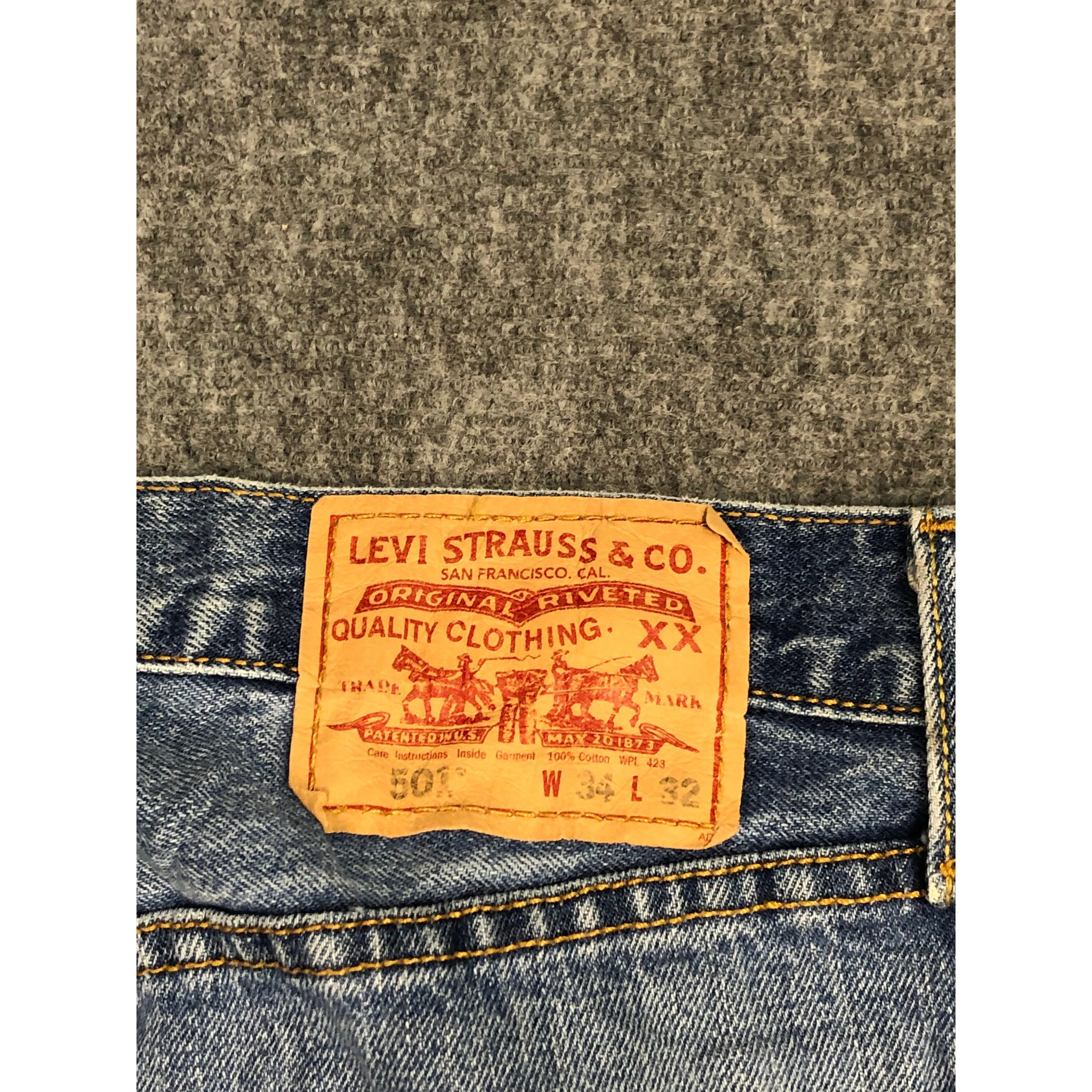 Levi's Vintage Levis 501 Faded Denim Pant DP0128 Size US 34 / EU 50 - 5 Thumbnail