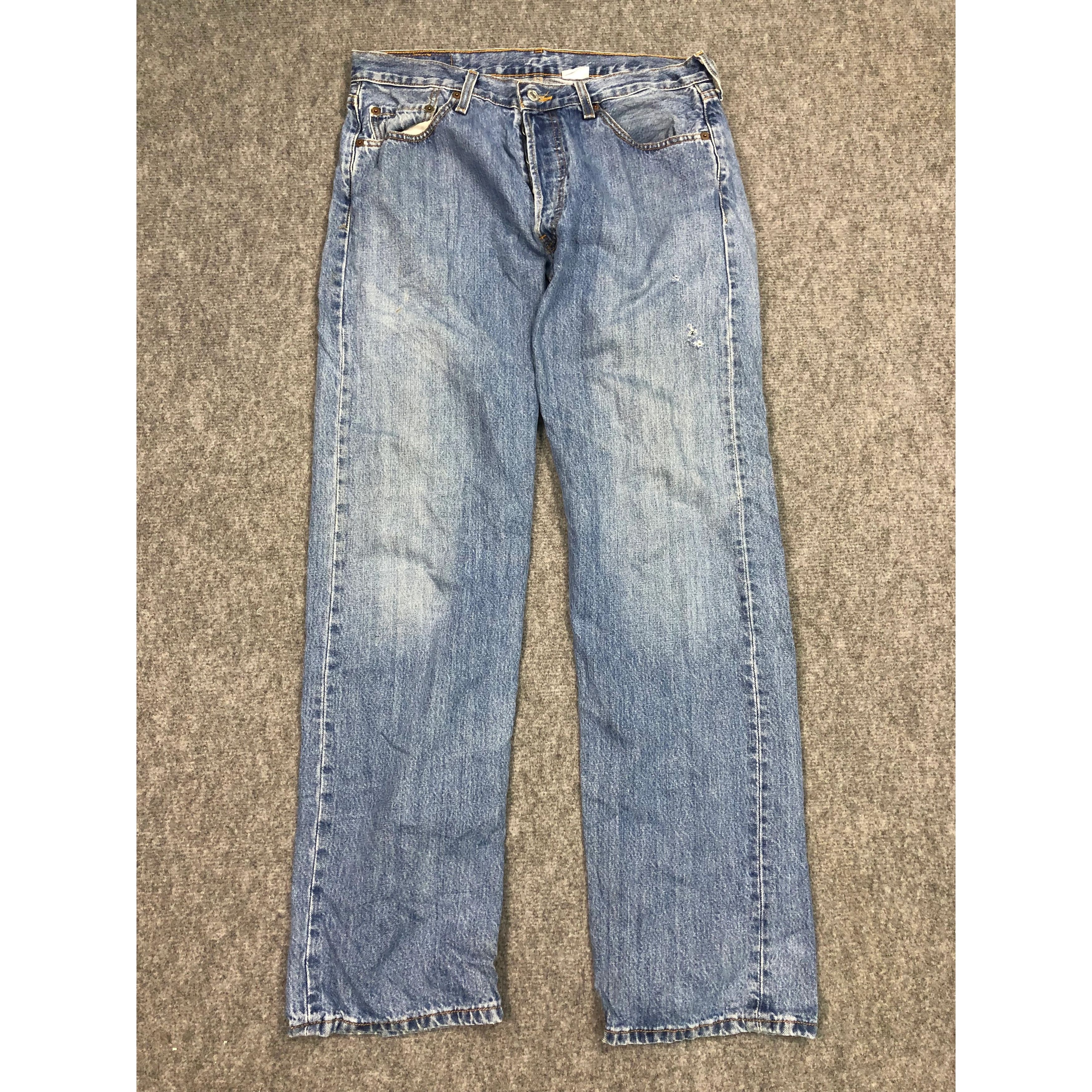 Levi's Vintage Levis 501 Faded Denim Pant DP0128 Size US 34 / EU 50 - 1 Thumbnail