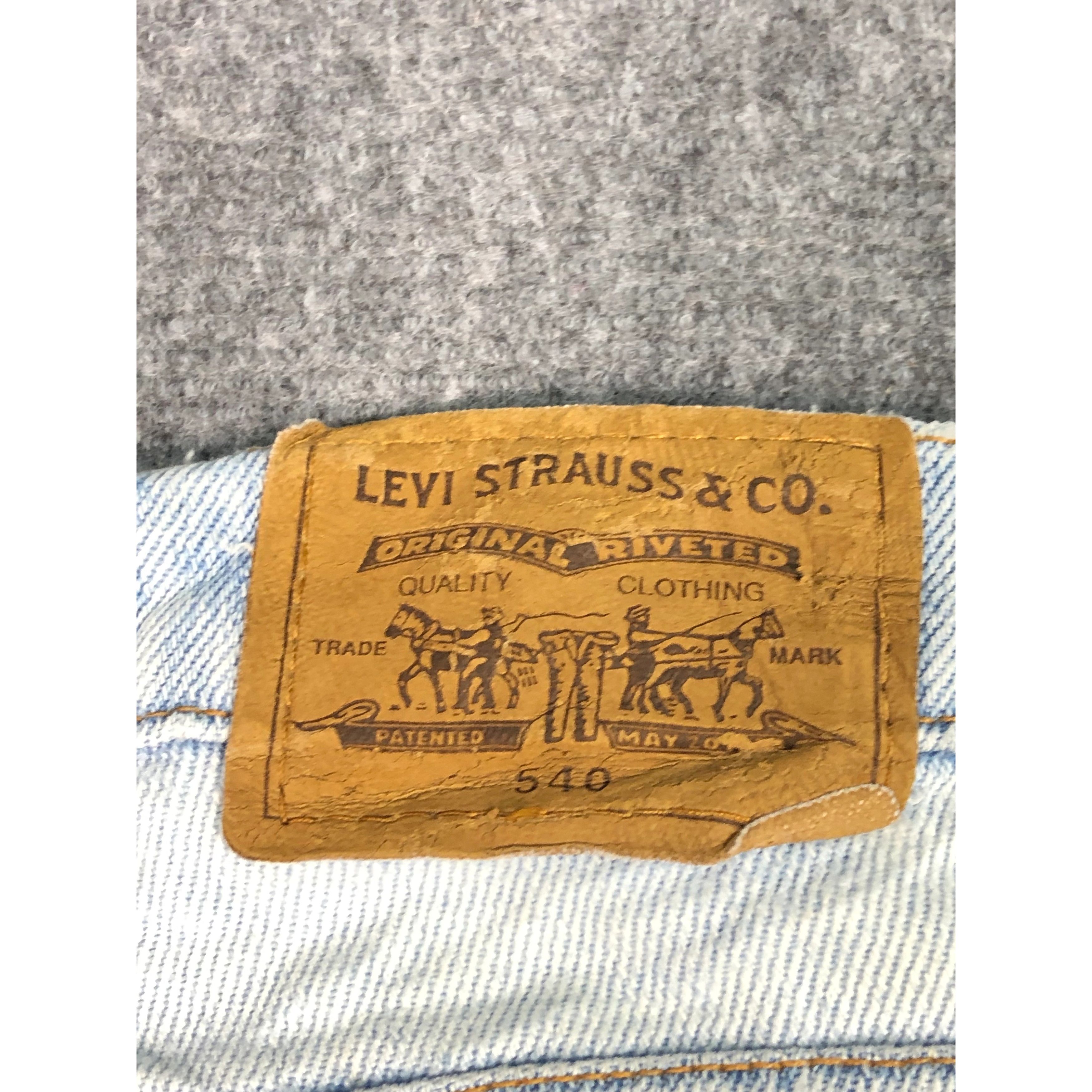 Levi's × Vintage Vintage Levis 540 Faded Blue Denim Jeans DP0205 Size US 34 / EU 50 - 5 Thumbnail