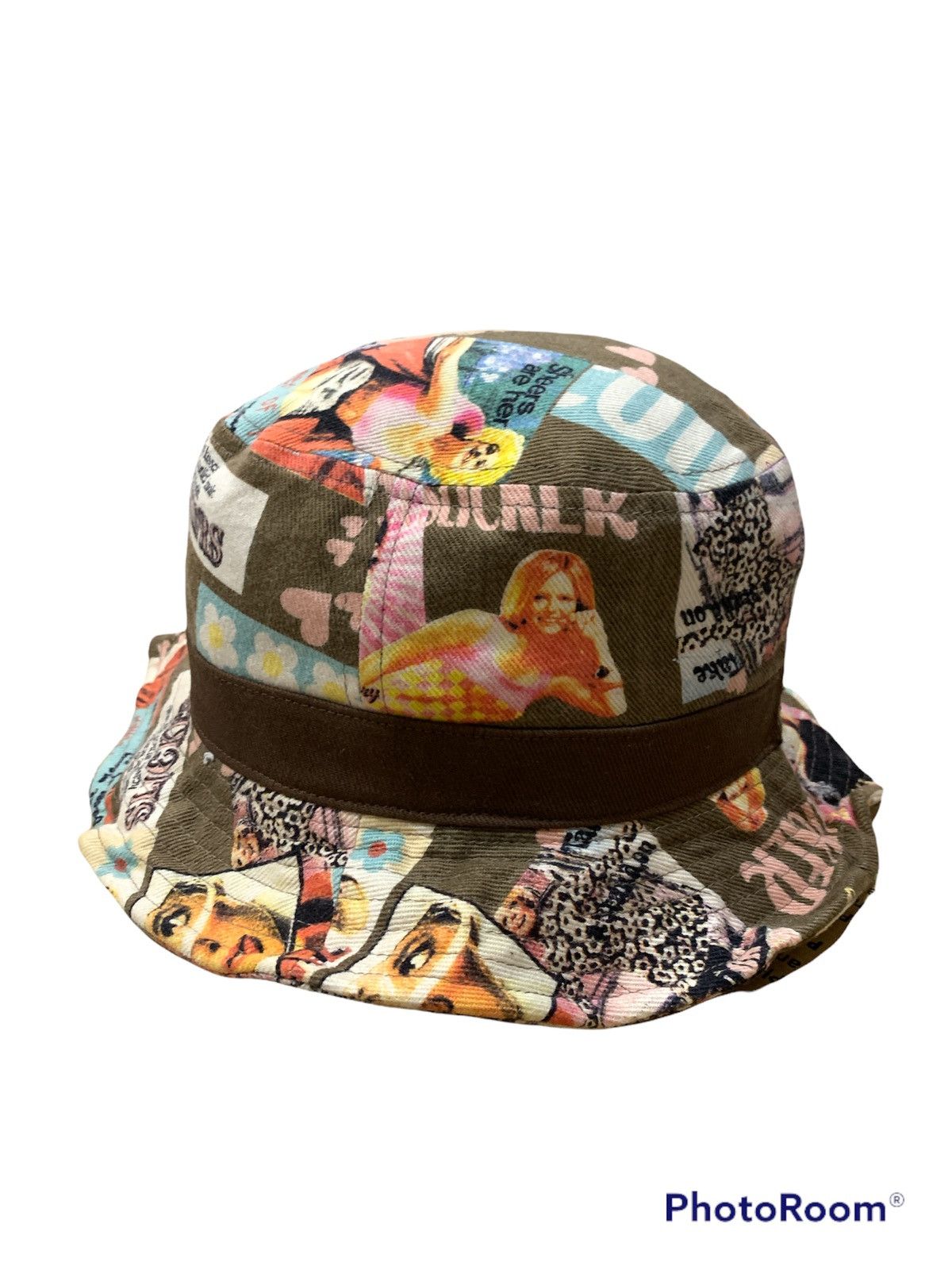 Japanese Brand × Vintage FULLPRINT OVERPRINT WOMEN BUCKET HAT Size ONE SIZE - 2 Thumbnail