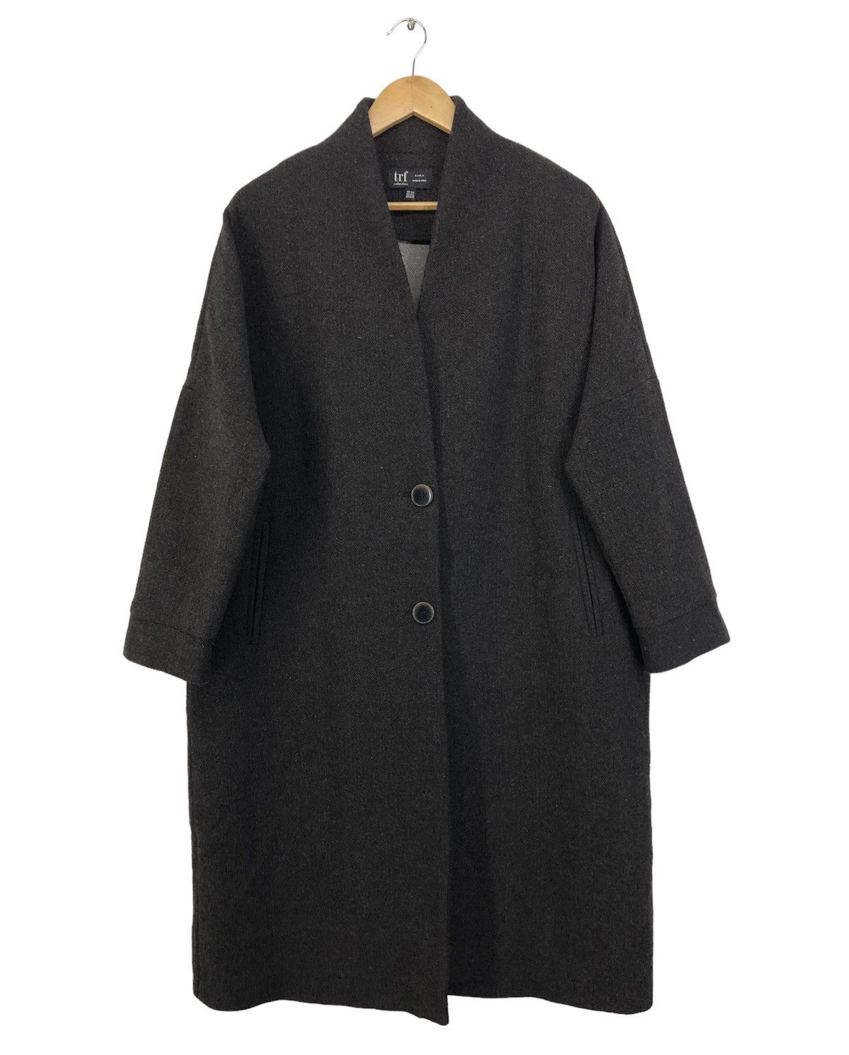 Zara Zara trf Collection Wool Long Coat Size US M / EU 48-50 / 2 - 1 Thumbnail