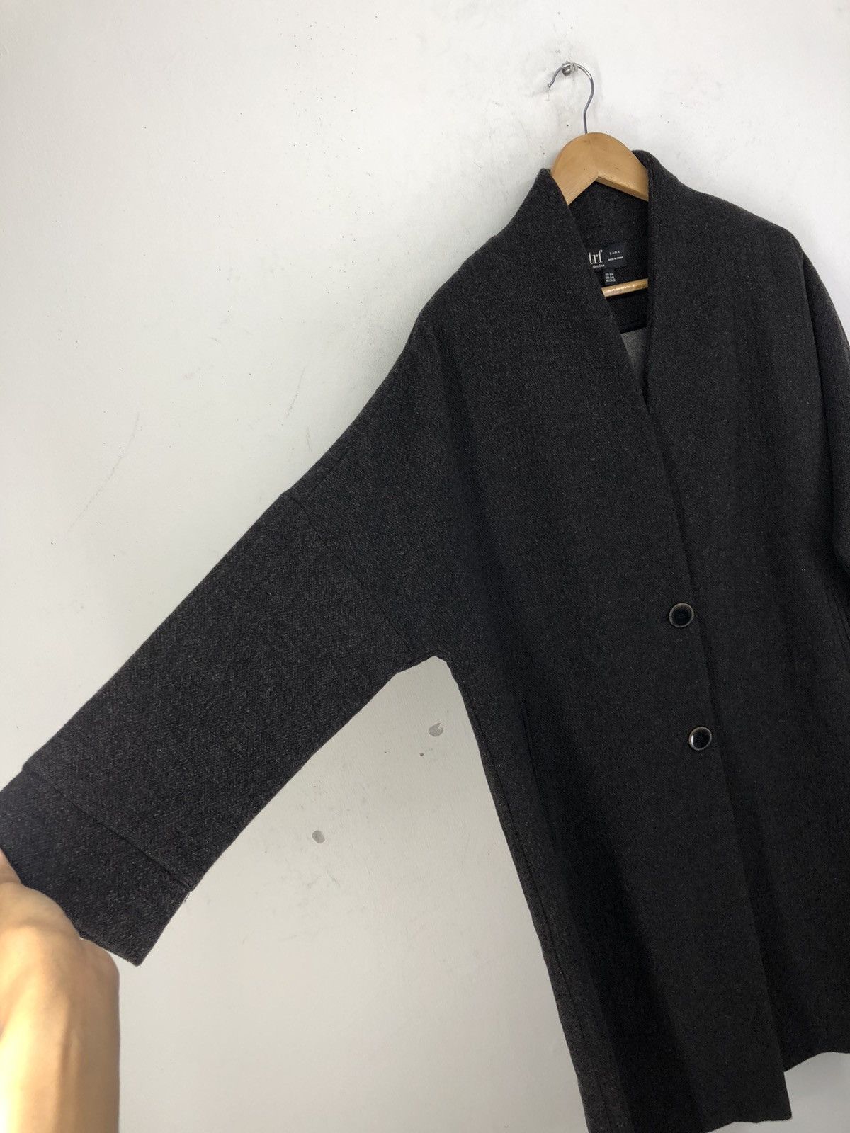 Zara Zara trf Collection Wool Long Coat Size US M / EU 48-50 / 2 - 6 Thumbnail