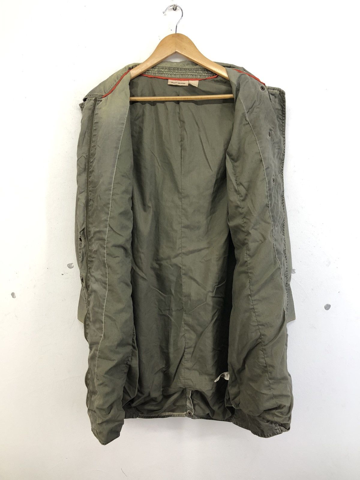 DKNY Vintage DKNY DONNA KARAN Faded Parka Long Jacket Size M / US 6-8 / IT 42-44 - 3 Thumbnail
