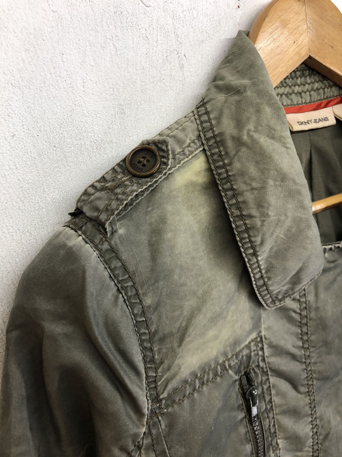 DKNY Vintage DKNY DONNA KARAN Faded Parka Long Jacket Size M / US 6-8 / IT 42-44 - 5 Thumbnail