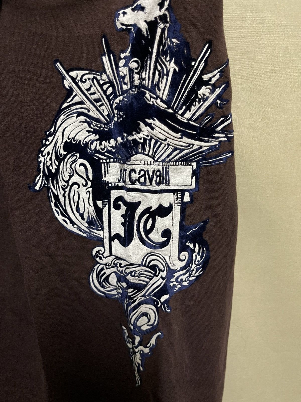 Just Cavalli × Roberto Cavalli Sweatshirt with Zipper Hoodie Size US L / EU 52-54 / 3 - 6 Thumbnail