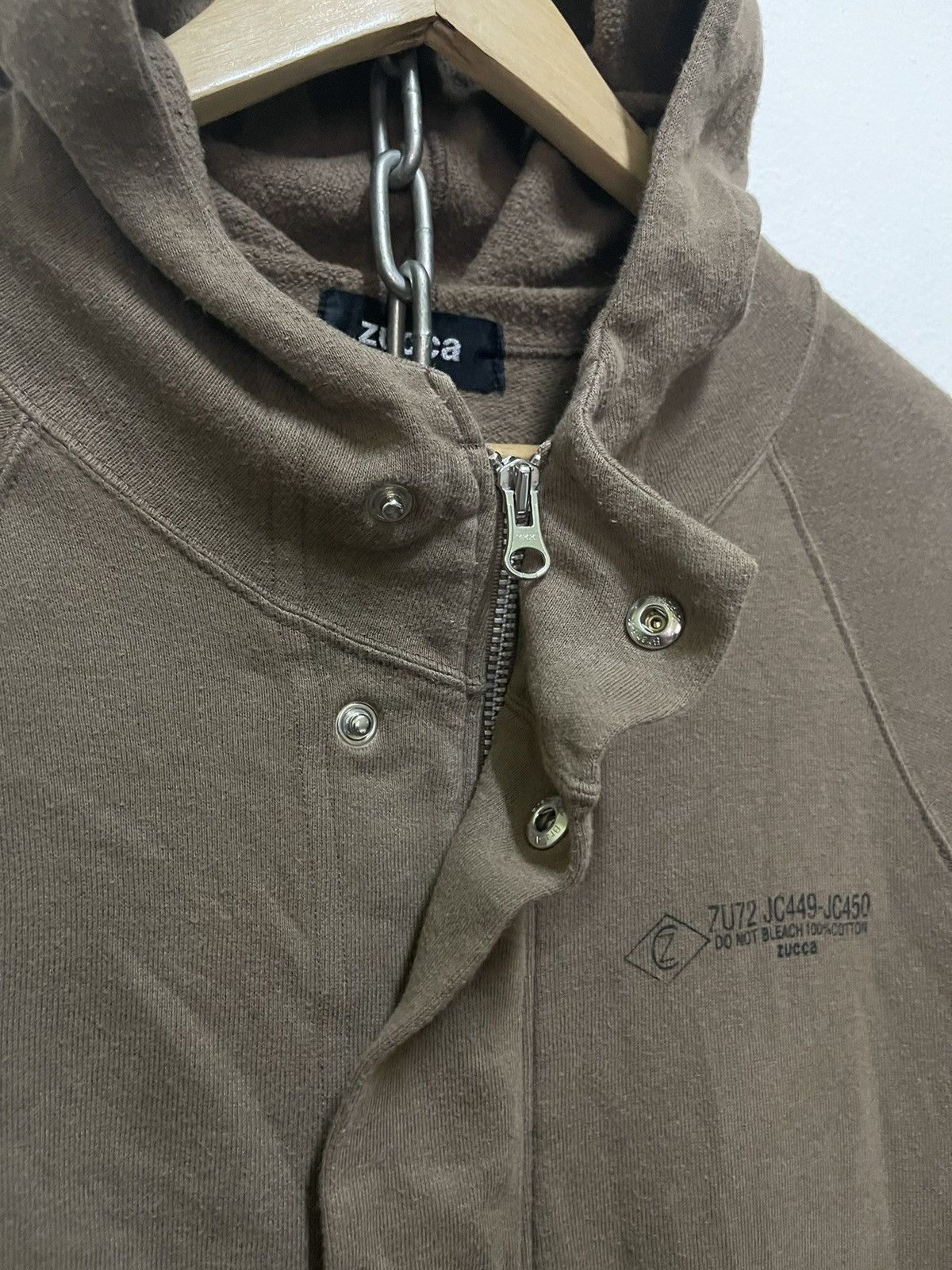 CABANE de ZUCCa × Issey Miyake × Zucca Zucca Sweatshirt Hoodie Zipper Button Size US M / EU 48-50 / 2 - 4 Thumbnail