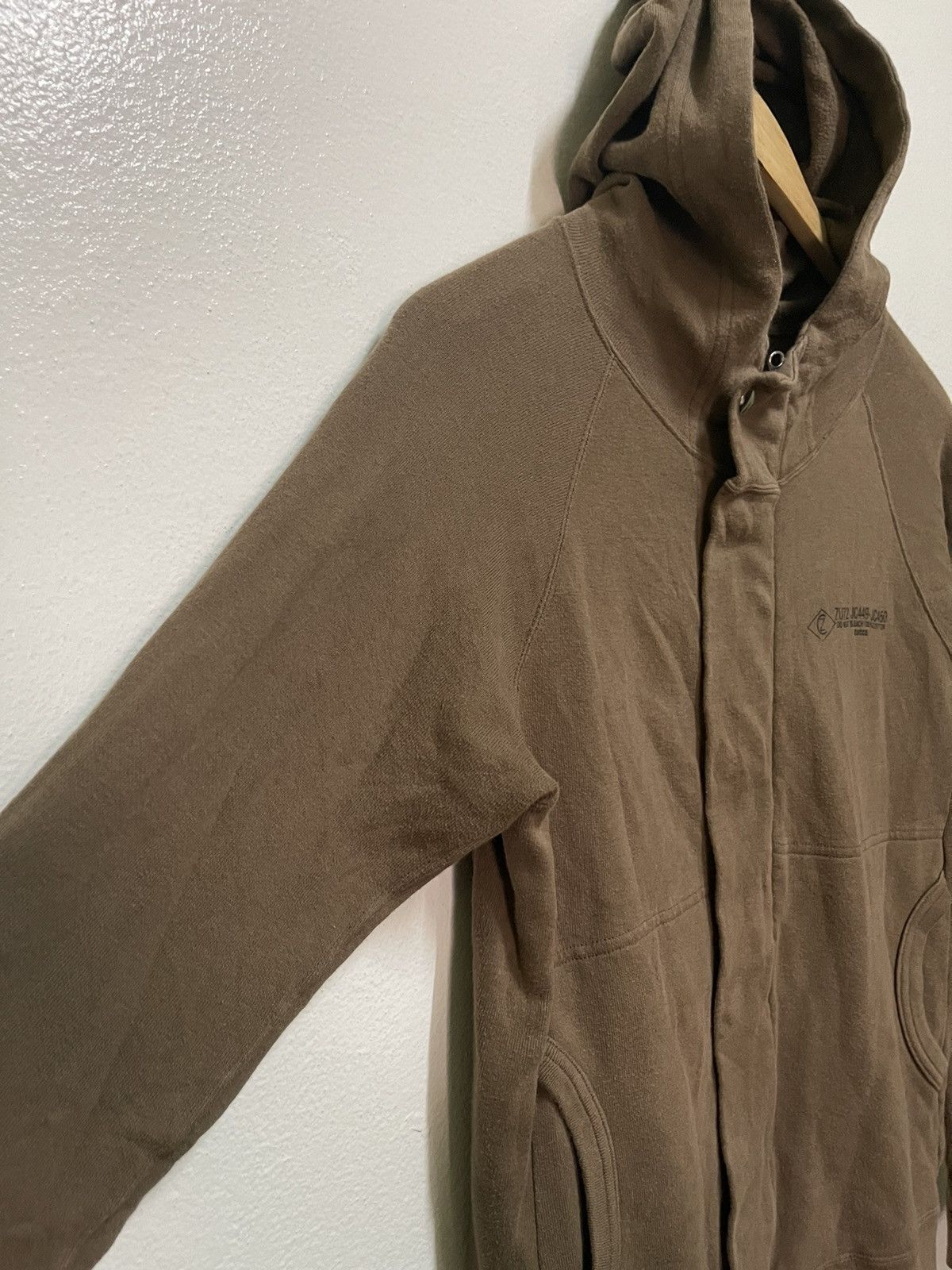 CABANE de ZUCCa × Issey Miyake × Zucca Zucca Sweatshirt Hoodie Zipper Button Size US M / EU 48-50 / 2 - 2 Thumbnail