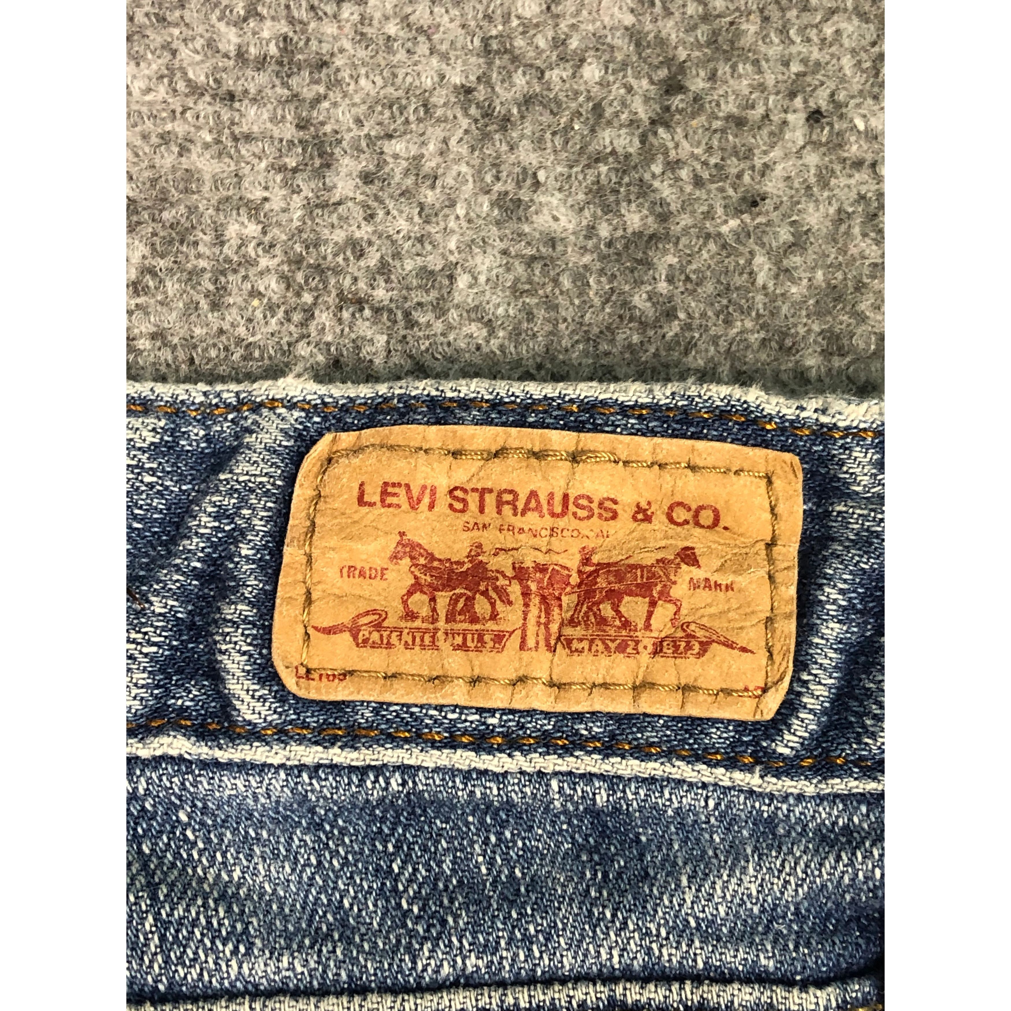 Levi's Vintage Distressed Levis 552 Blue Denim DP0240 Size US 34 / EU 50 - 5 Thumbnail