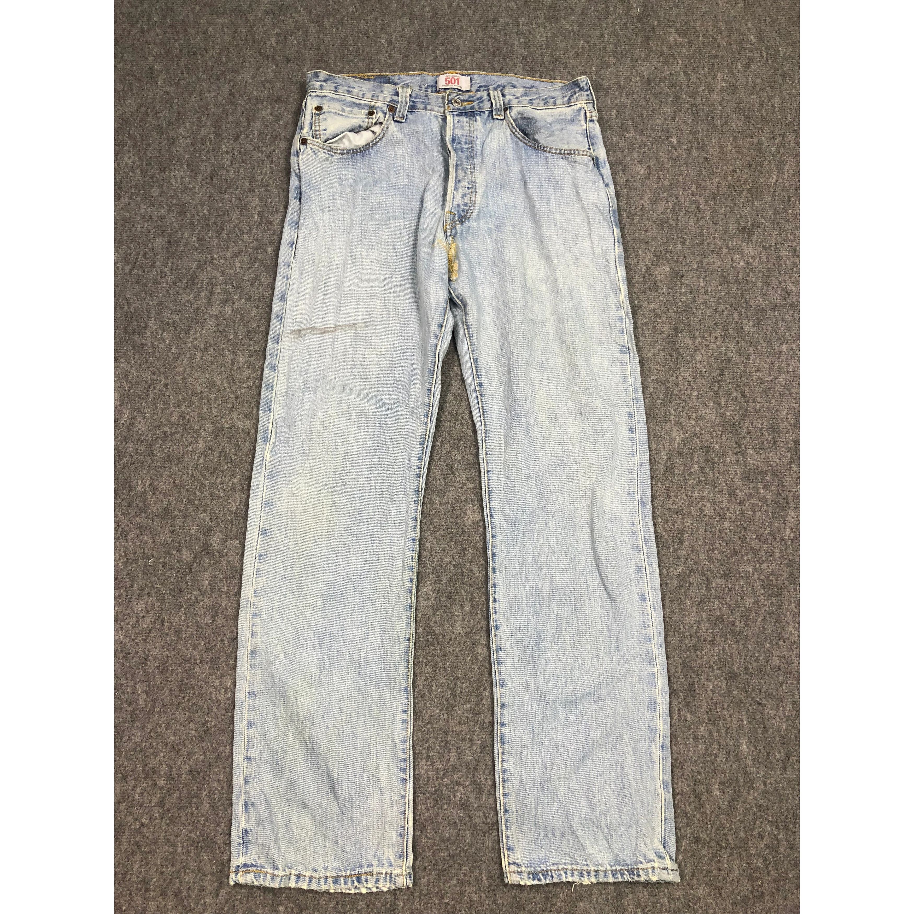 Levi's Vintage Levis 501 Faded Denim Pant DP0132 Size US 34 / EU 50 - 1 Thumbnail