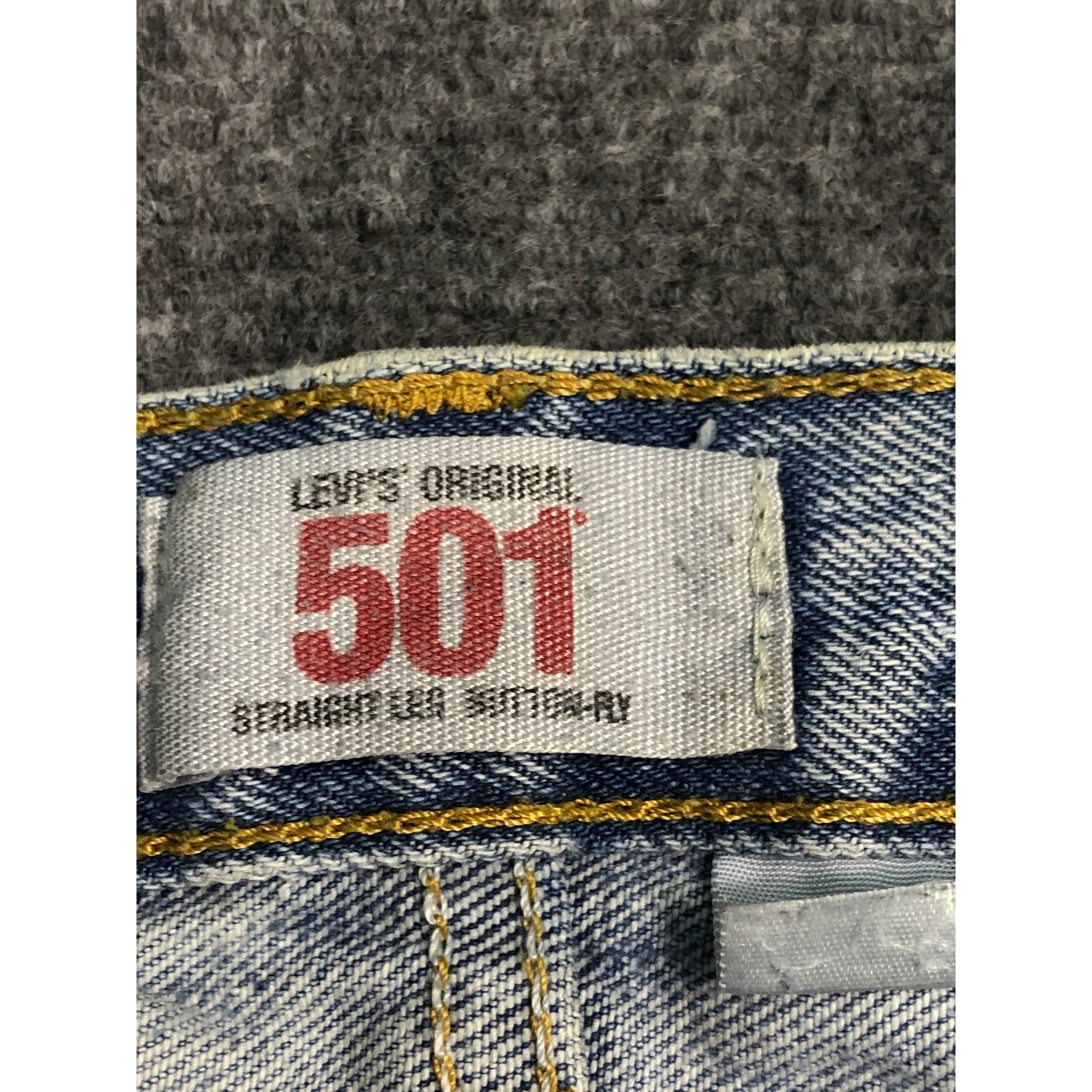 Levi's Vintage Levis 501 Faded Denim Pant DP0132 Size US 34 / EU 50 - 7 Thumbnail