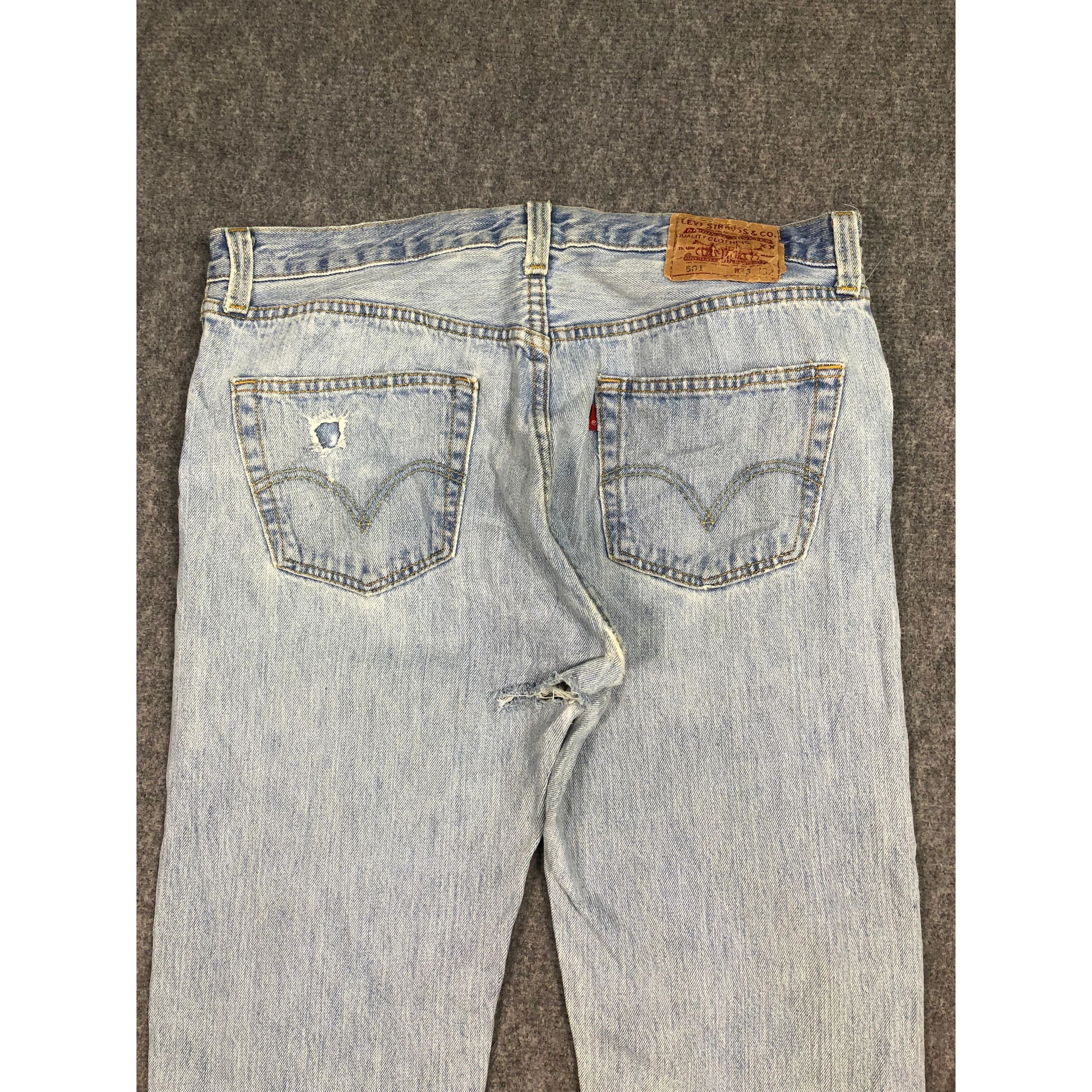 Levi's Vintage Levis 501 Faded Denim Pant DP0132 Size US 34 / EU 50 - 4 Thumbnail