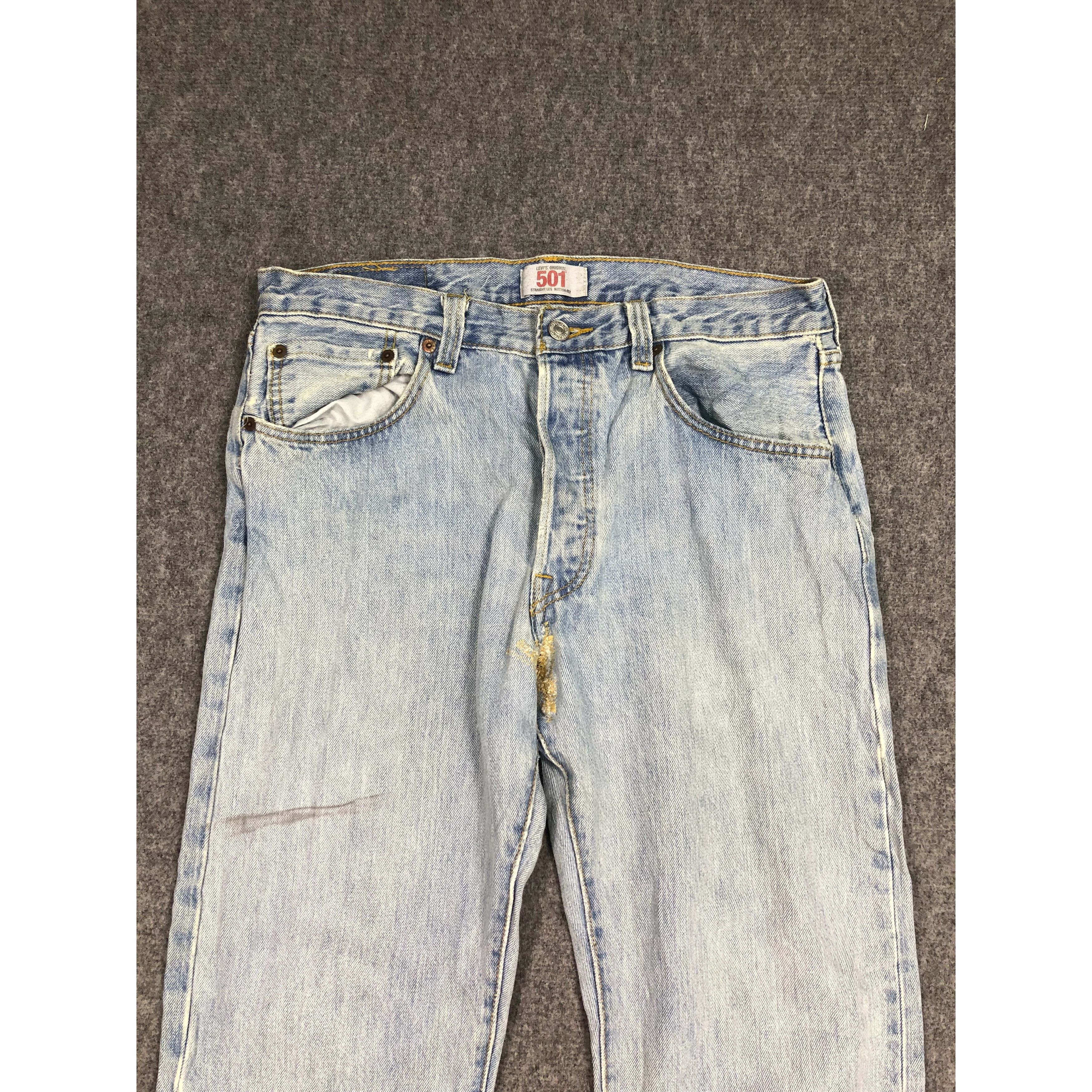 Levi's Vintage Levis 501 Faded Denim Pant DP0132 Size US 34 / EU 50 - 3 Thumbnail