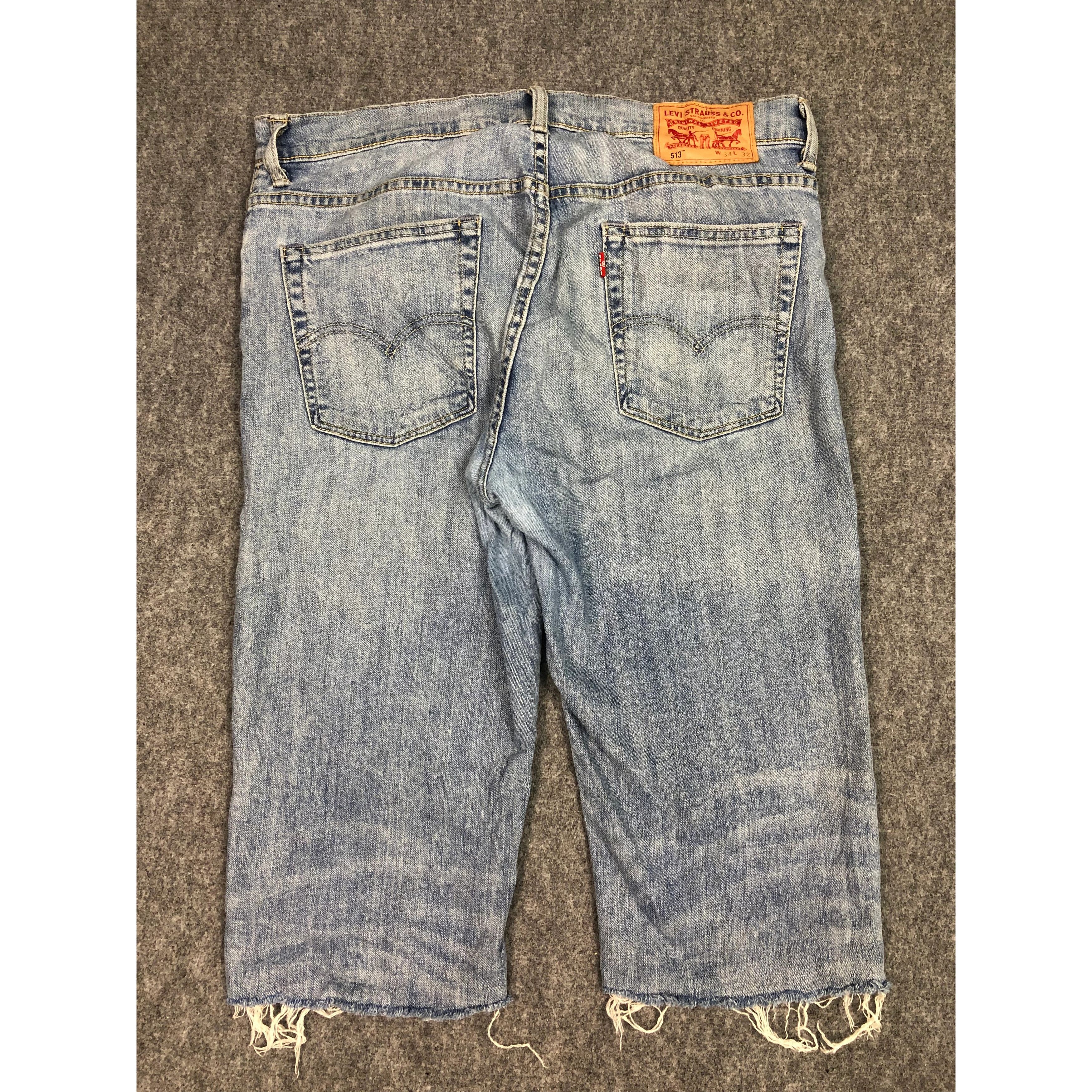 Levi's Vintage Levis 513 Blue Denim Jeans DP0199 Size US 34 / EU 50 - 2 Thumbnail