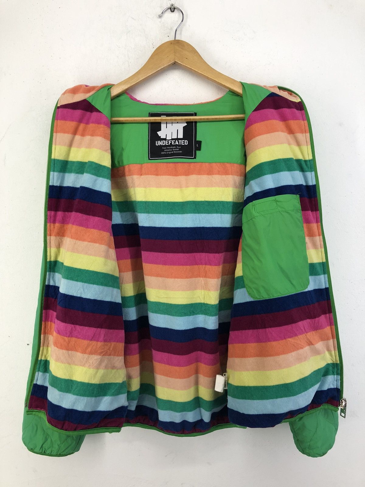 Undefeated Undefeated Faded Green Quilted Jacket Size US L / EU 52-54 / 3 - 3 Thumbnail