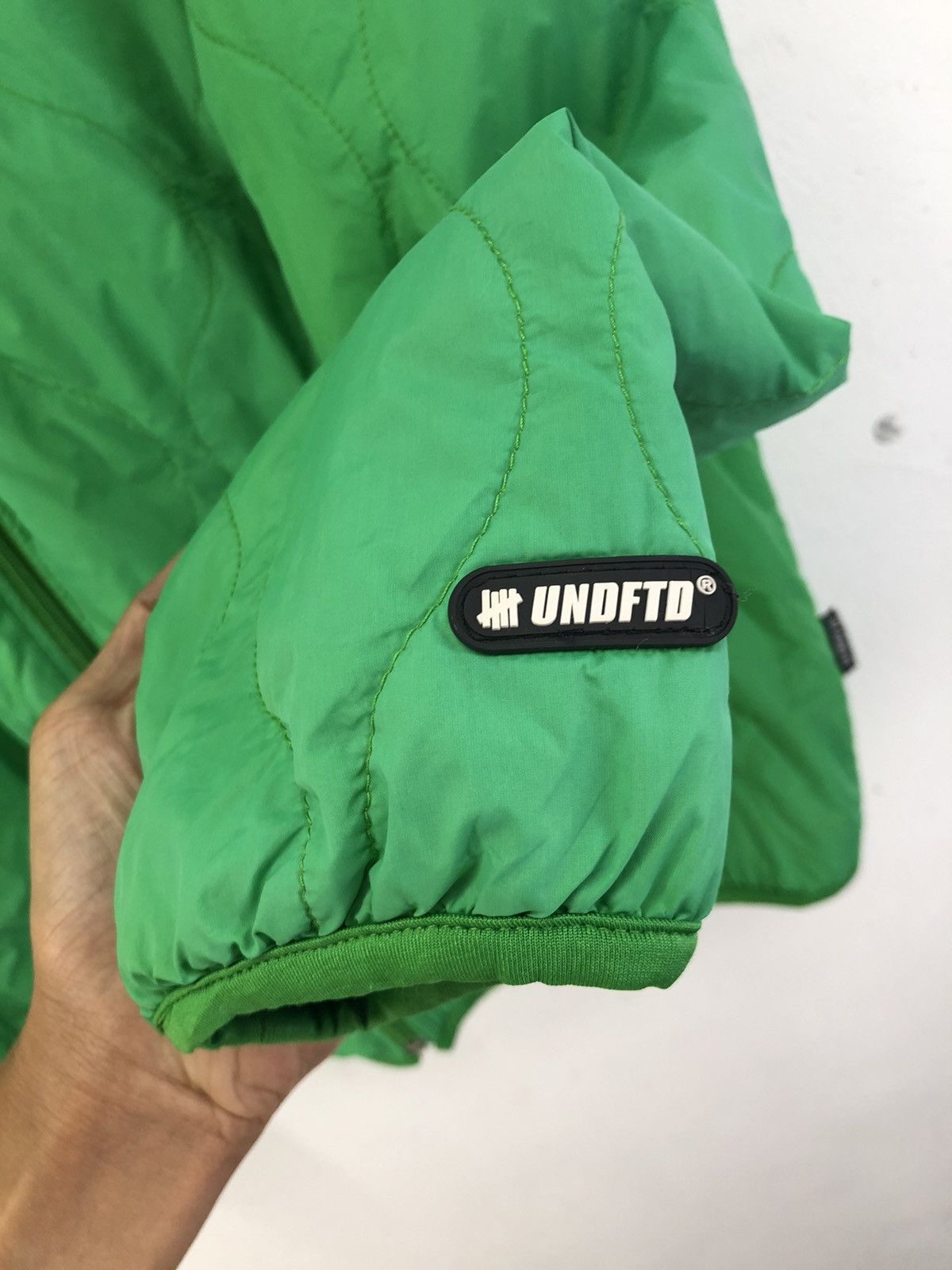 Undefeated Undefeated Faded Green Quilted Jacket Size US L / EU 52-54 / 3 - 13 Thumbnail