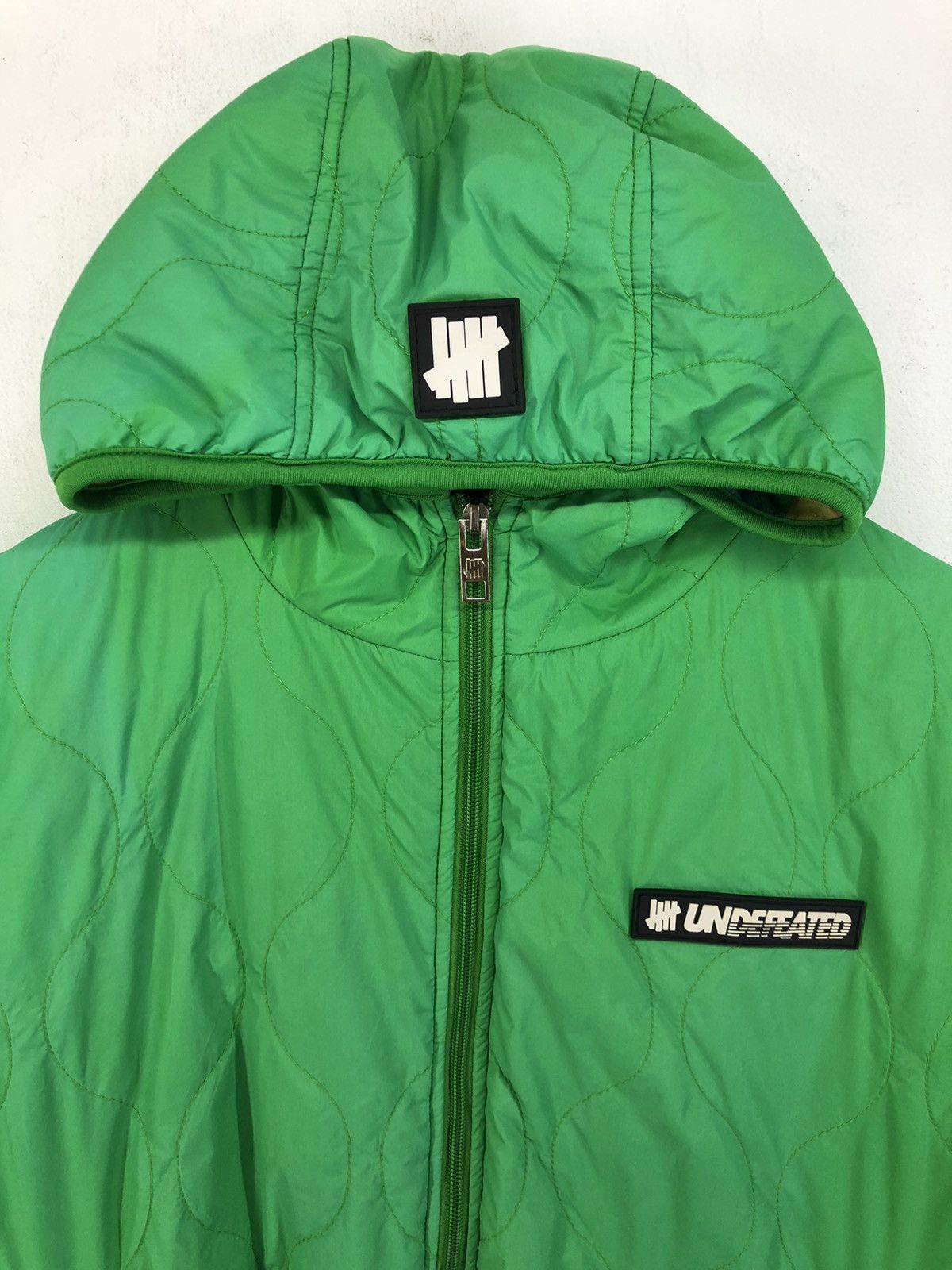 Undefeated Undefeated Faded Green Quilted Jacket Size US L / EU 52-54 / 3 - 4 Thumbnail