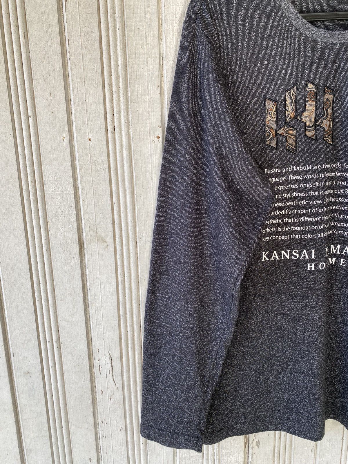 Kansai Yamamoto Vintage Kansai Yamamoto Homme Long Sleeve Size US L / EU 52-54 / 3 - 5 Thumbnail