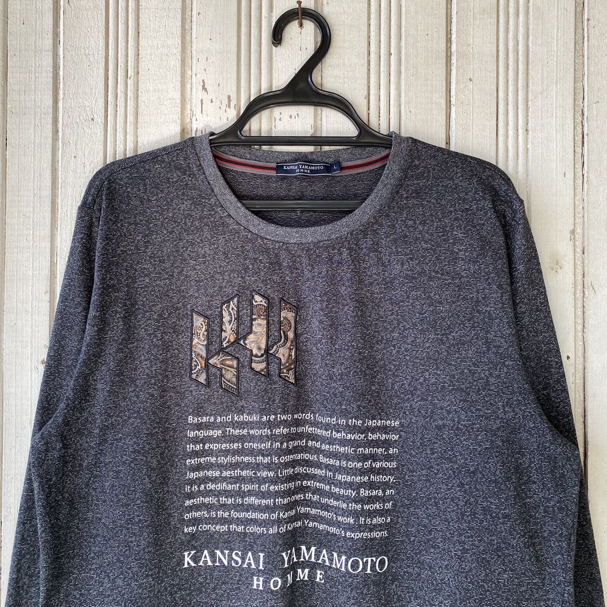 Kansai Yamamoto Vintage Kansai Yamamoto Homme Long Sleeve Size US L / EU 52-54 / 3 - 3 Thumbnail