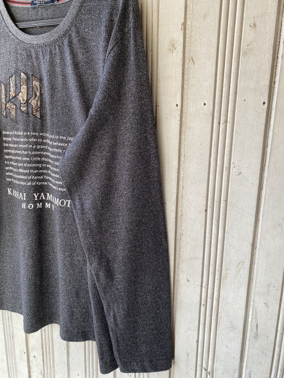 Kansai Yamamoto Vintage Kansai Yamamoto Homme Long Sleeve Size US L / EU 52-54 / 3 - 4 Thumbnail