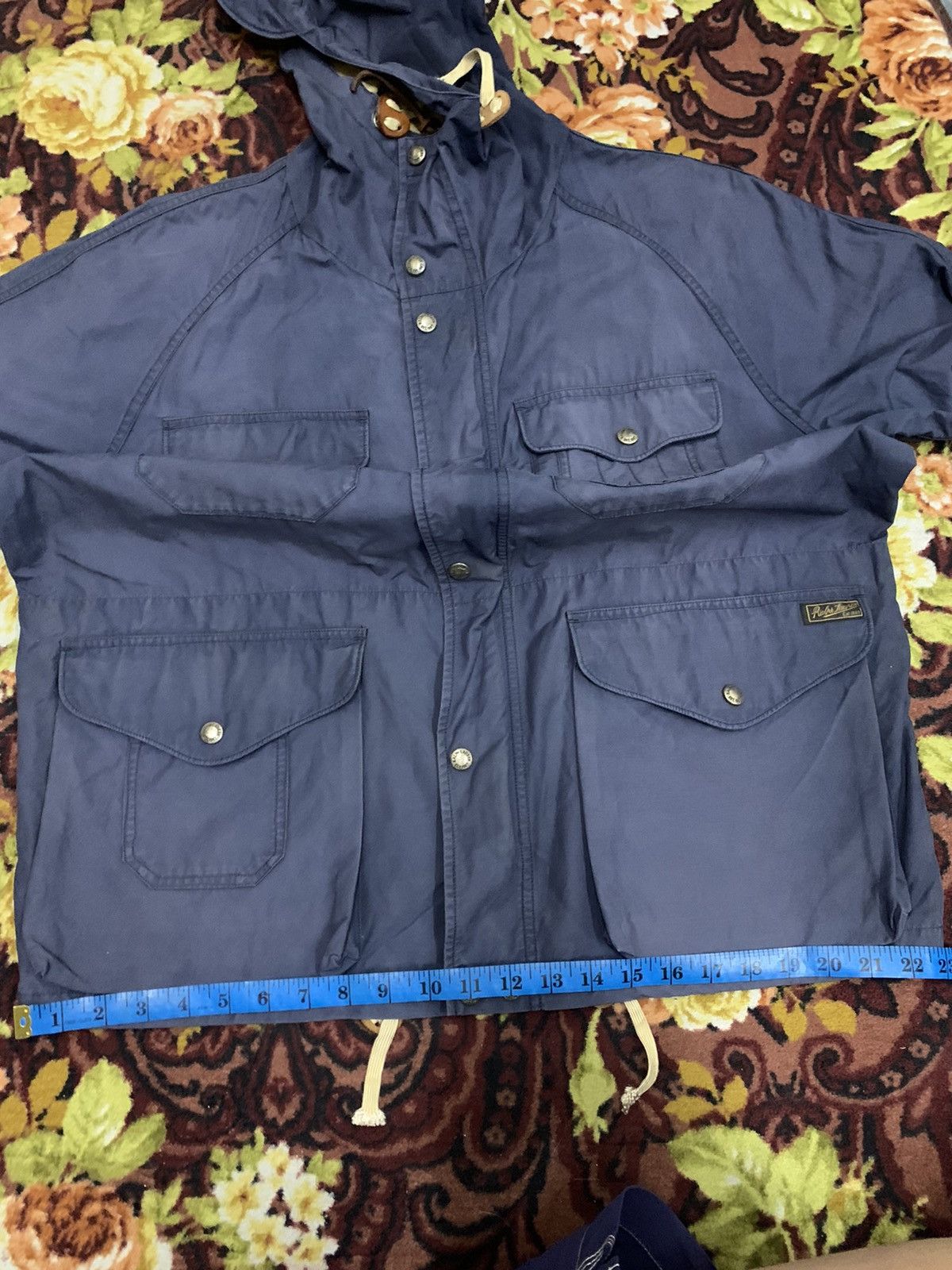 Polo Ralph Lauren Ralph Lauren Windbreaker Hoodie Faded Distressed Size US L / EU 52-54 / 3 - 15 Thumbnail