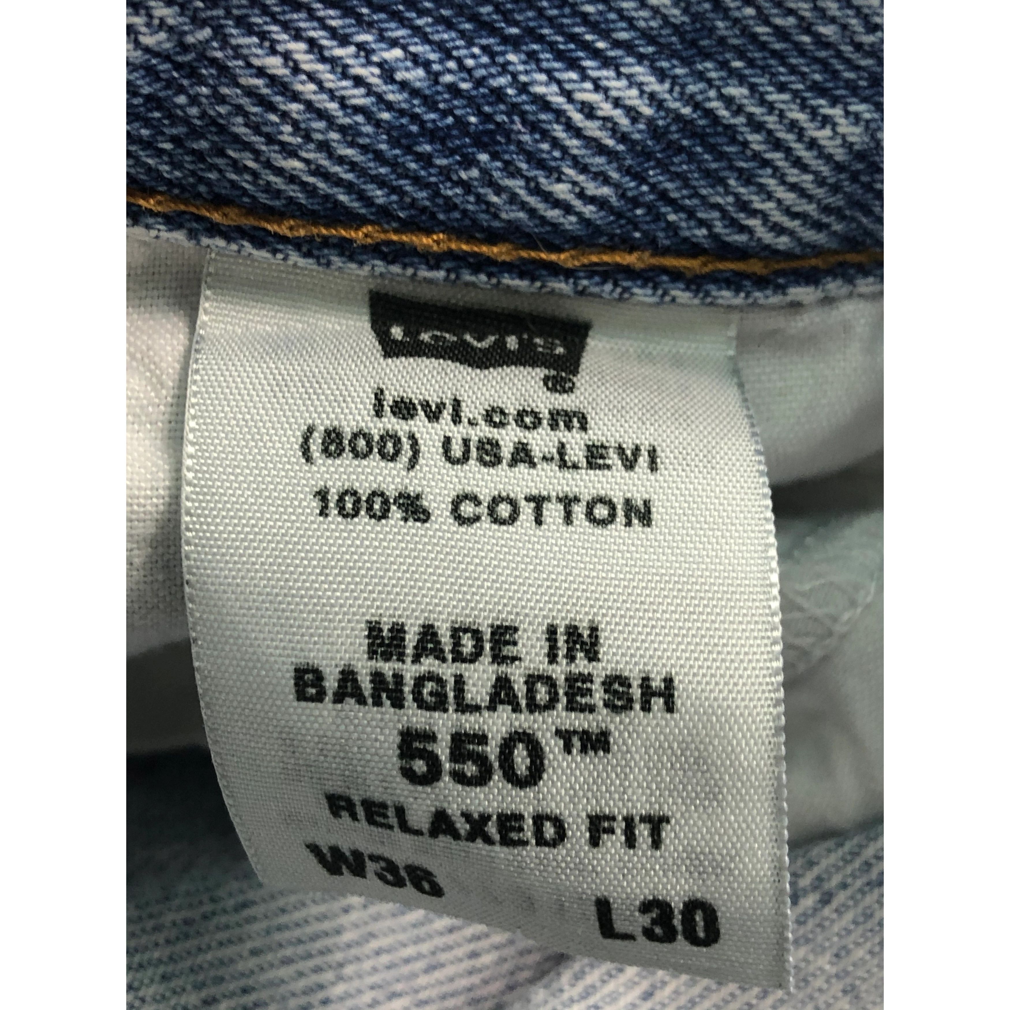 Levi's × Vintage Vintage Levis 550 Denim Pant DP0031 Size US 34 / EU 50 - 6 Thumbnail