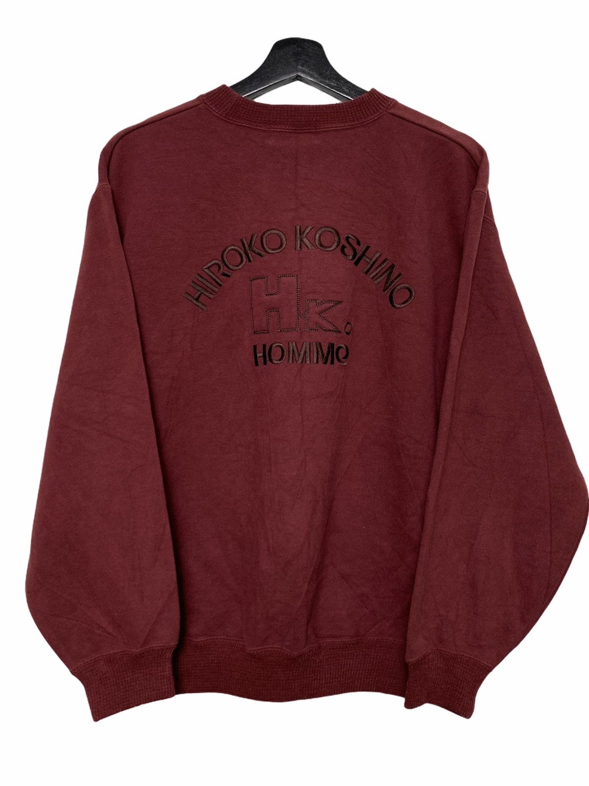 Hiroko Koshino Homme Hiroko Koshino Homme Embroidered Crewneck Size US M / EU 48-50 / 2 - 1 Thumbnail