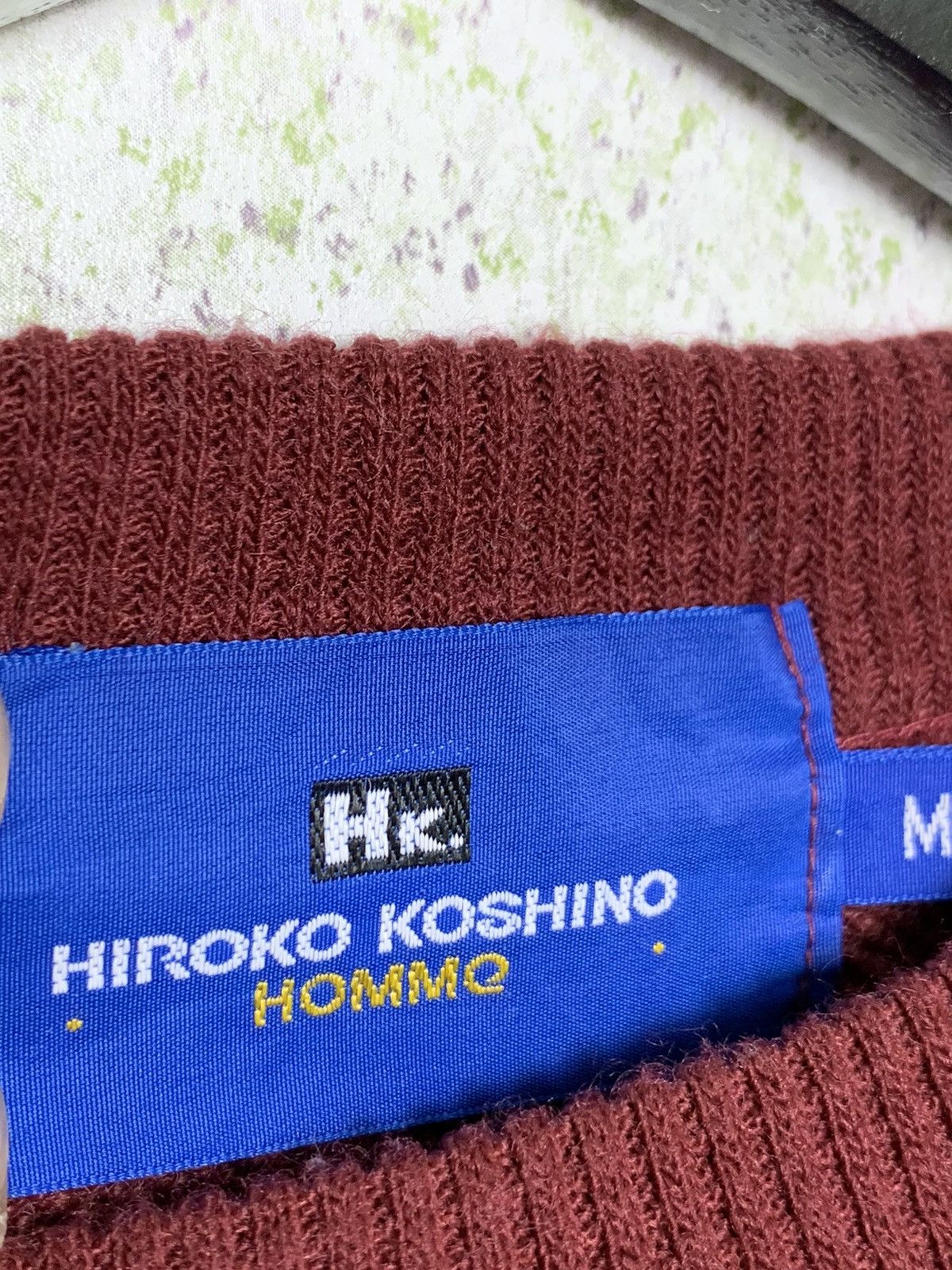 Hiroko Koshino Homme Hiroko Koshino Homme Embroidered Crewneck Size US M / EU 48-50 / 2 - 7 Thumbnail