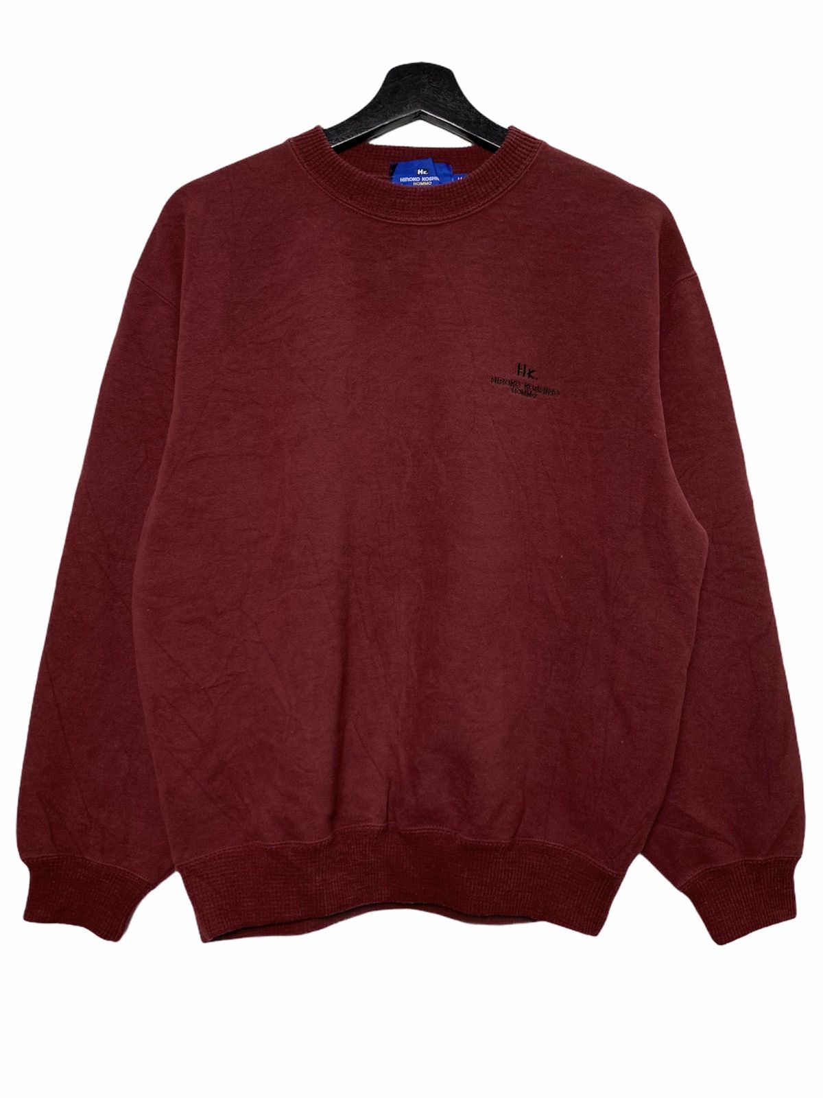 Hiroko Koshino Homme Hiroko Koshino Homme Embroidered Crewneck Size US M / EU 48-50 / 2 - 2 Thumbnail