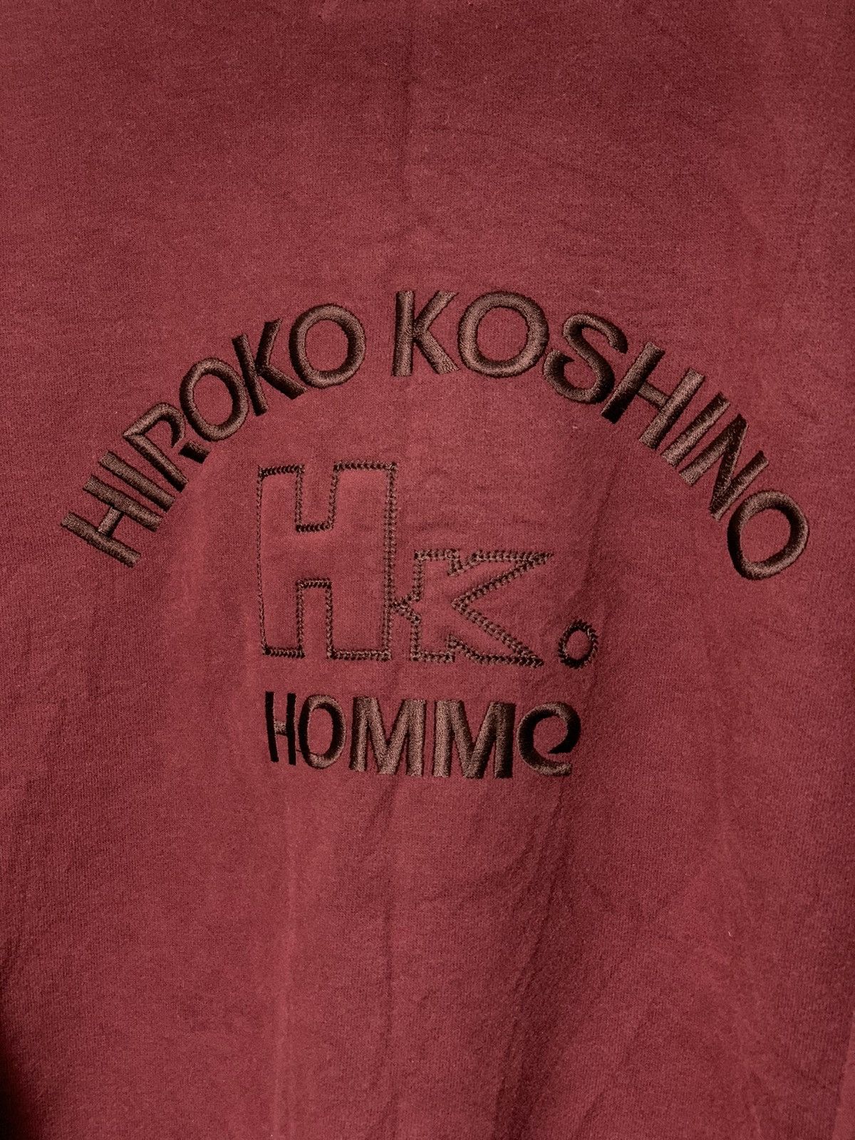 Hiroko Koshino Homme Hiroko Koshino Homme Embroidered Crewneck Size US M / EU 48-50 / 2 - 4 Thumbnail