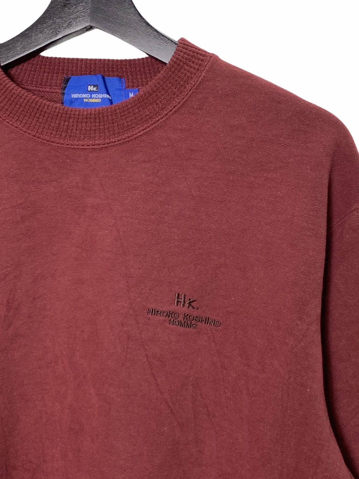 Hiroko Koshino Homme Hiroko Koshino Homme Embroidered Crewneck Size US M / EU 48-50 / 2 - 5 Thumbnail