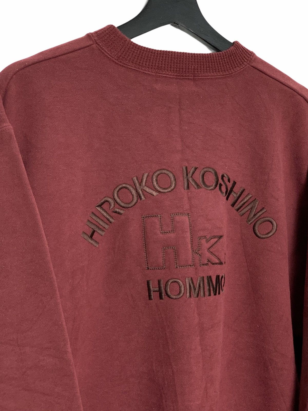 Hiroko Koshino Homme Hiroko Koshino Homme Embroidered Crewneck Size US M / EU 48-50 / 2 - 3 Thumbnail