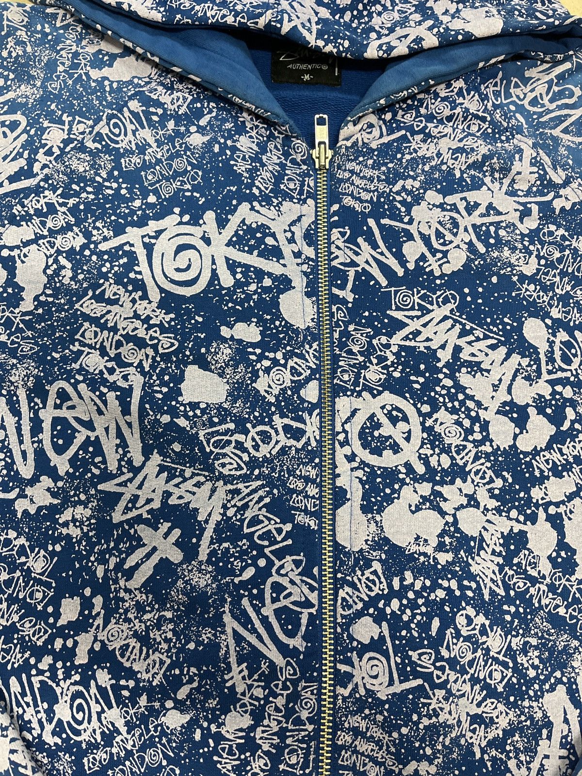 Stussy VINTAGE DISTRESSED STUSSY WORLD TOUR GRAFFITI VERY RARE Size US M / EU 48-50 / 2 - 11 Thumbnail