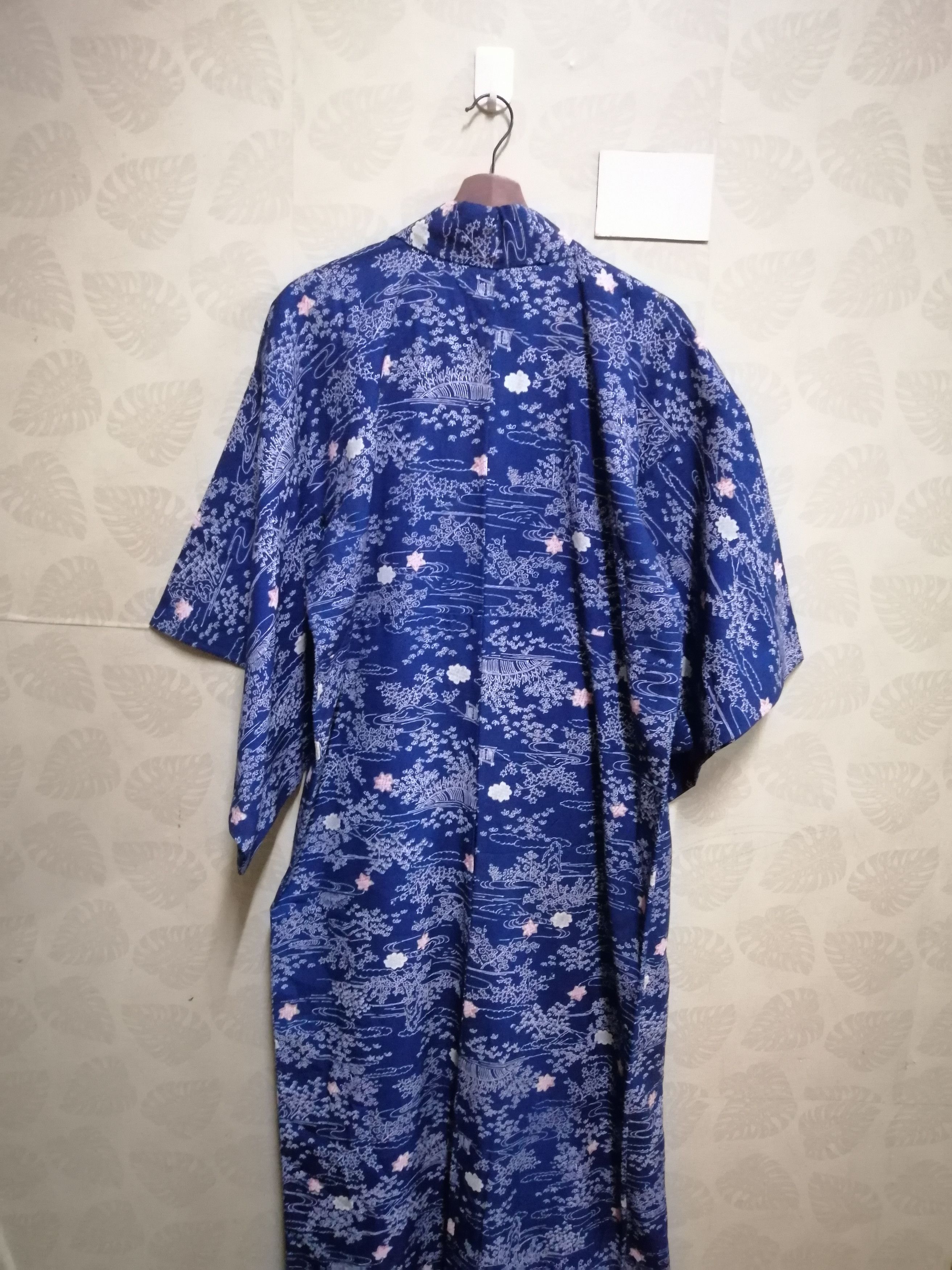 Japanese Brand Vintage classic kimono noragi haori hanten jinbei #KPJ1 Size US L / EU 52-54 / 3 - 7 Thumbnail
