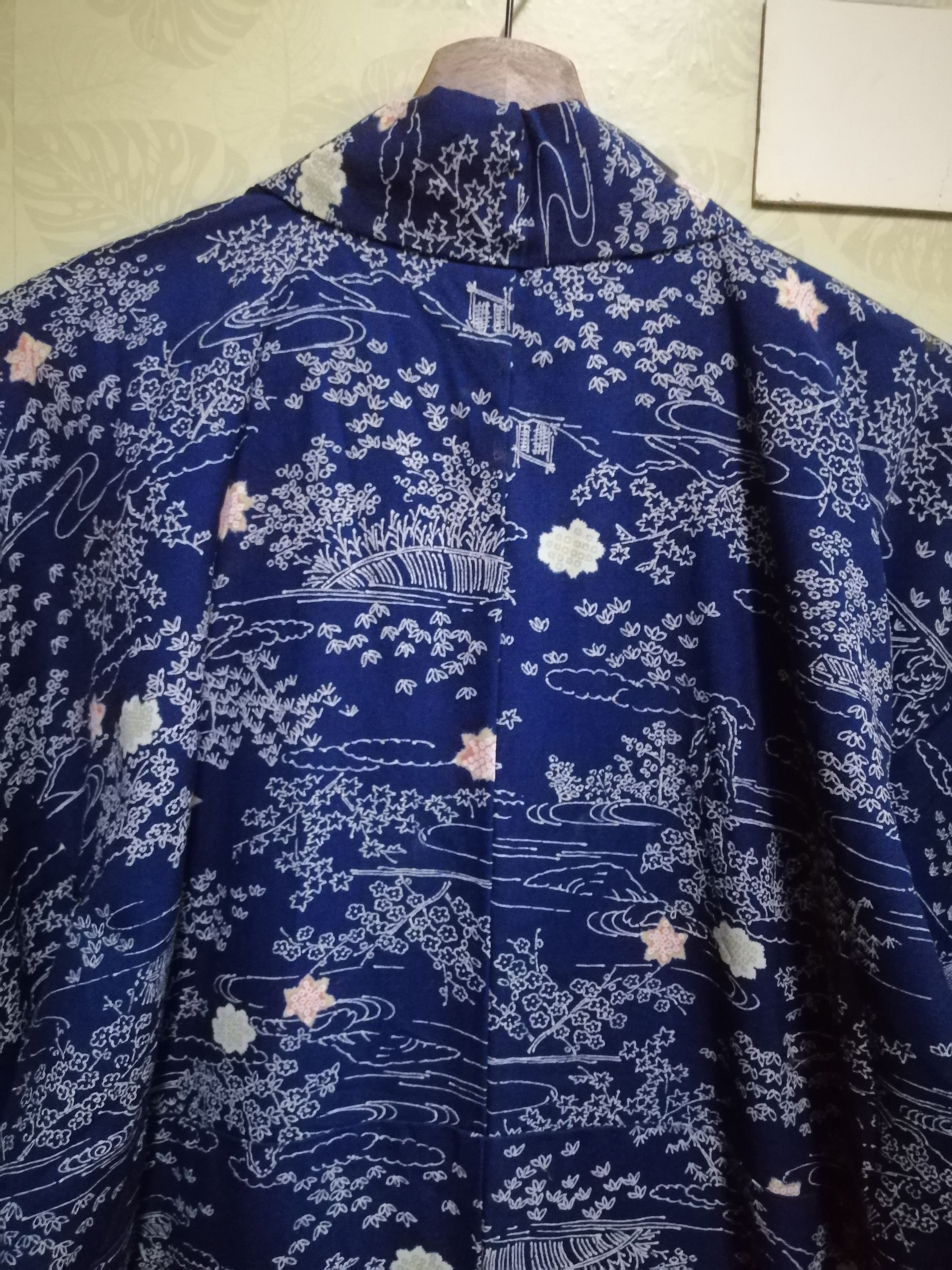 Japanese Brand Vintage classic kimono noragi haori hanten jinbei #KPJ1 Size US L / EU 52-54 / 3 - 5 Thumbnail