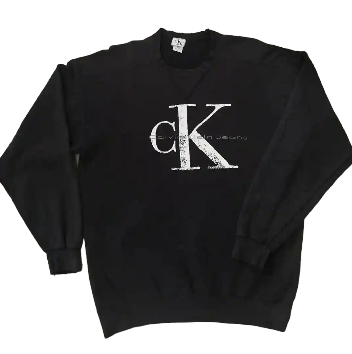 Calvin Klein Vintage Calvin Klein Big Logo Pullover Size US L / EU 52-54 / 3 - 1 Thumbnail