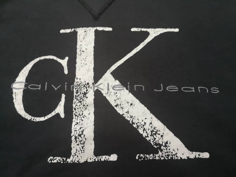 Calvin Klein Vintage Calvin Klein Big Logo Pullover Size US L / EU 52-54 / 3 - 2 Thumbnail