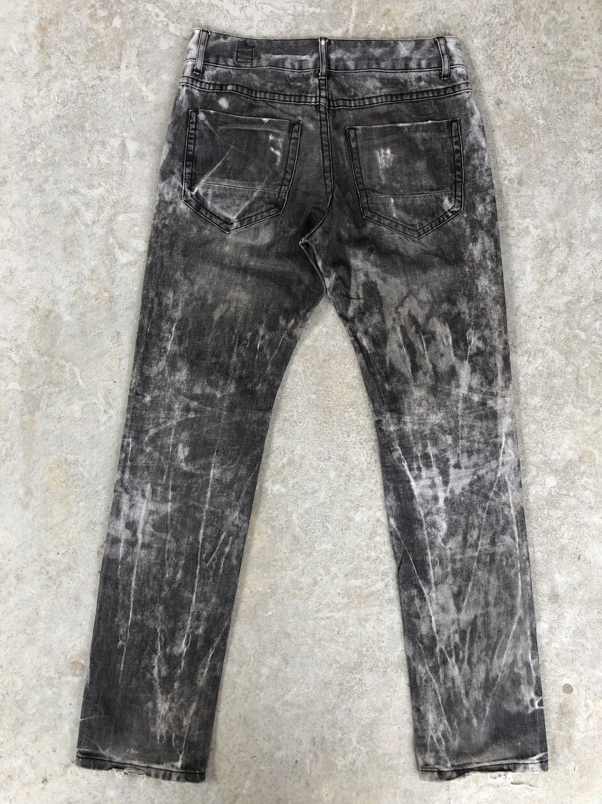 semanticdesign Japanese Semantic Design Acid Wash Jeans Art Denim Size US 32 / EU 48 - 2 Thumbnail