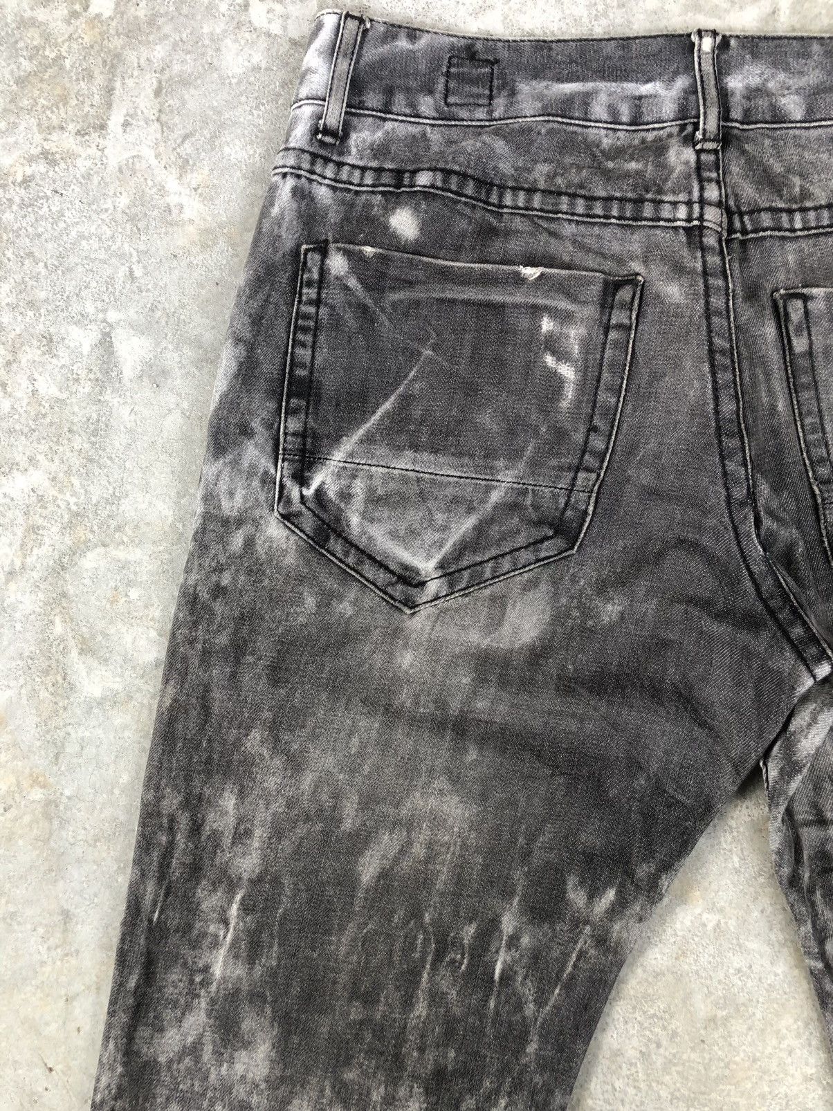 semanticdesign Japanese Semantic Design Acid Wash Jeans Art Denim Size US 32 / EU 48 - 9 Thumbnail