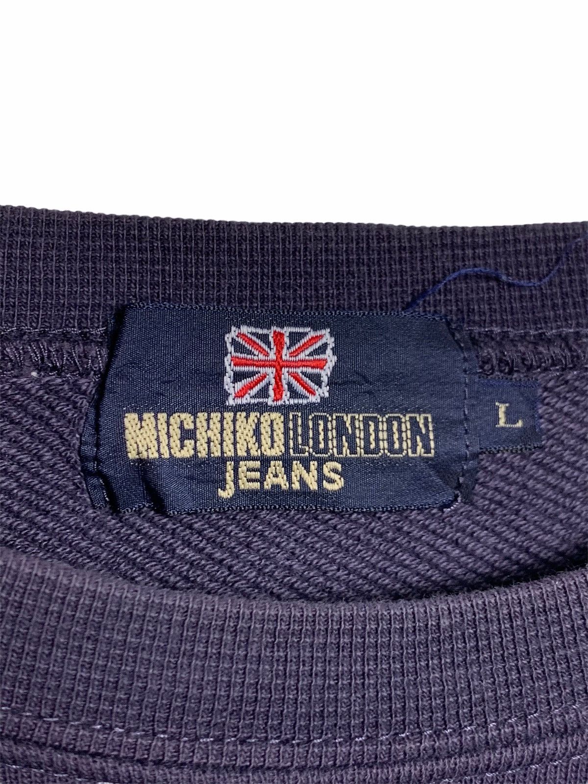 Japanese Brand Michiko London Jeans Spellout Presley Crewneck Size US S / EU 44-46 / 1 - 3 Thumbnail