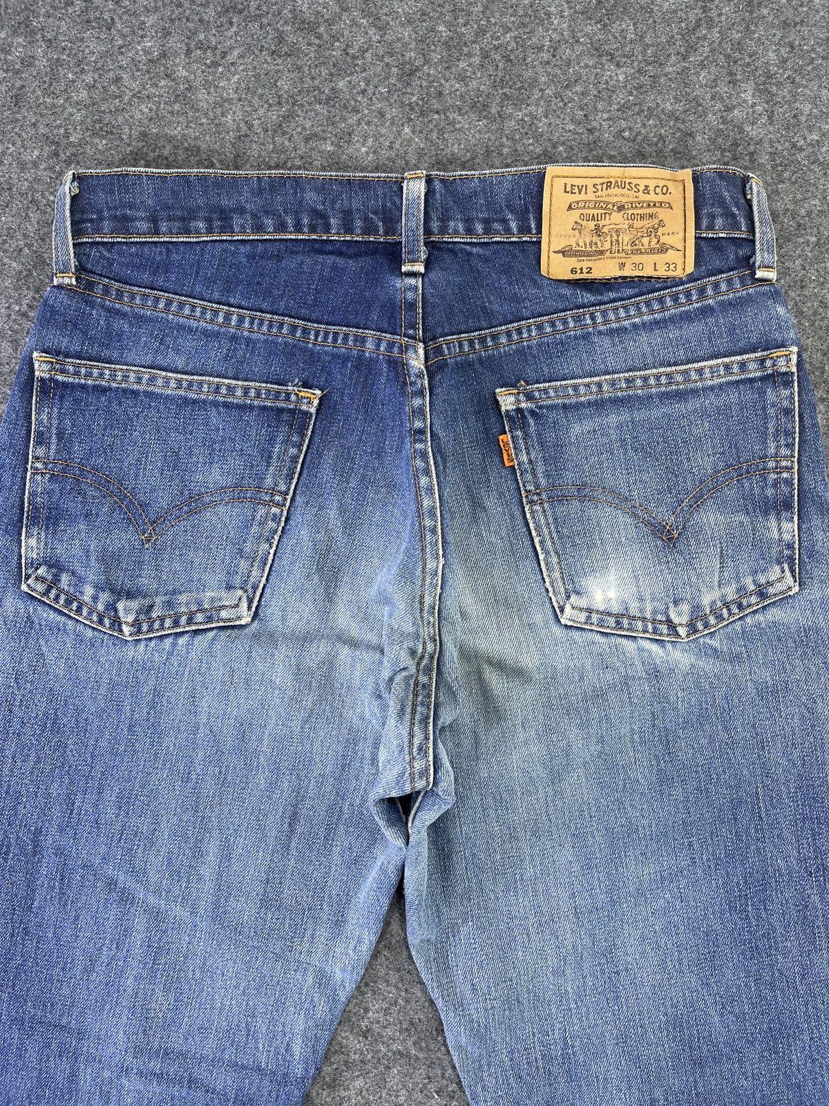 Levi's 90’s Vintage Levis 612 Orange Tabs Jeans - J803 Size US 30 / EU 46 - 4 Thumbnail