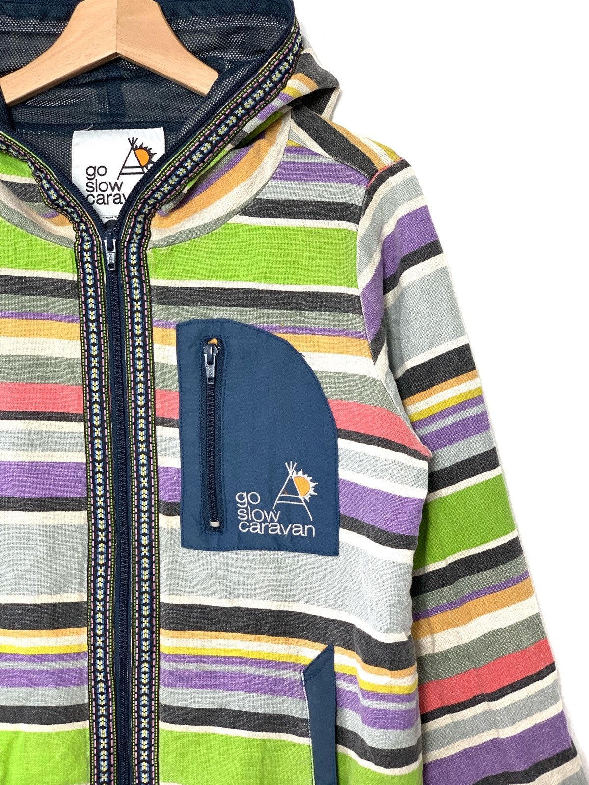 go slow caravan Go Slow Caravan Multicolour Full Zip Up Hoodies Size US S / EU 44-46 / 1 - 4 Thumbnail