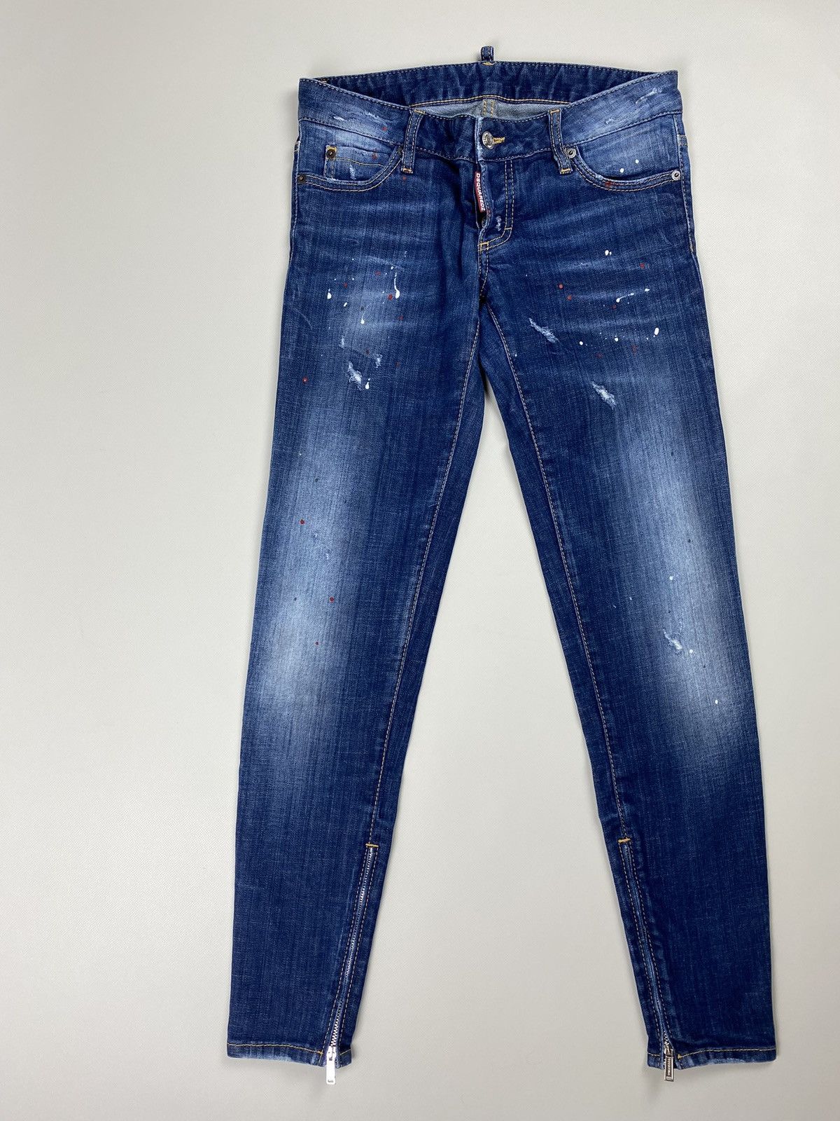 Dsquared2 Dsquared 2 ladies ankle zip denim jeans size 42 Size 28" / US 6 / IT 42 - 2 Thumbnail