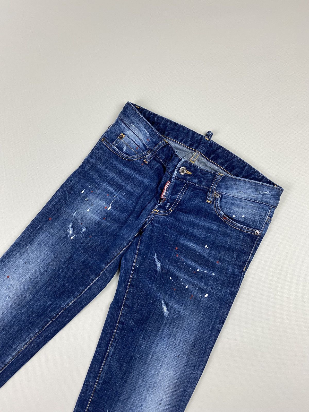 Dsquared2 Dsquared 2 ladies ankle zip denim jeans size 42 Size 28" / US 6 / IT 42 - 4 Thumbnail