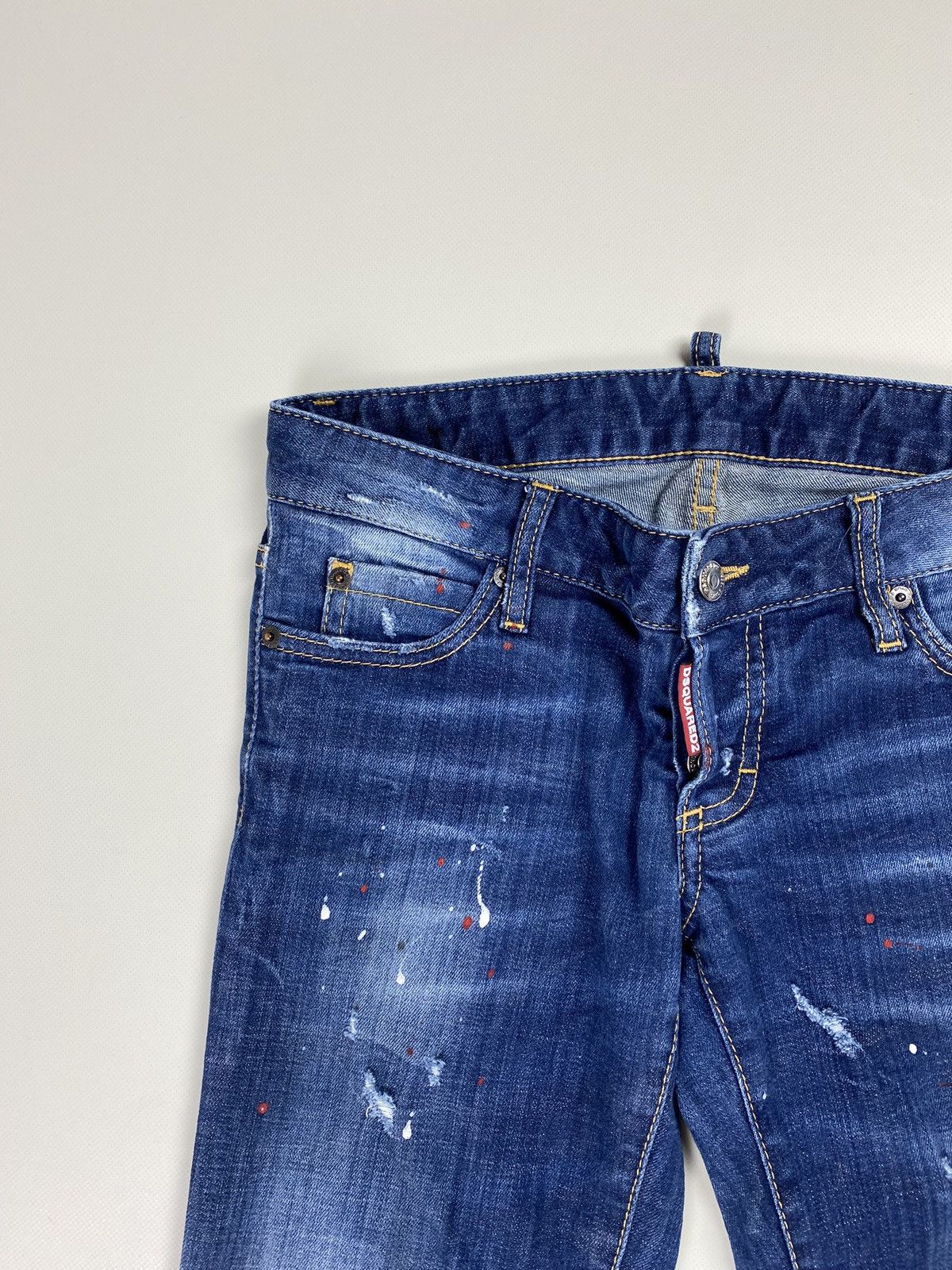 Dsquared2 Dsquared 2 ladies ankle zip denim jeans size 42 Size 28" / US 6 / IT 42 - 6 Thumbnail