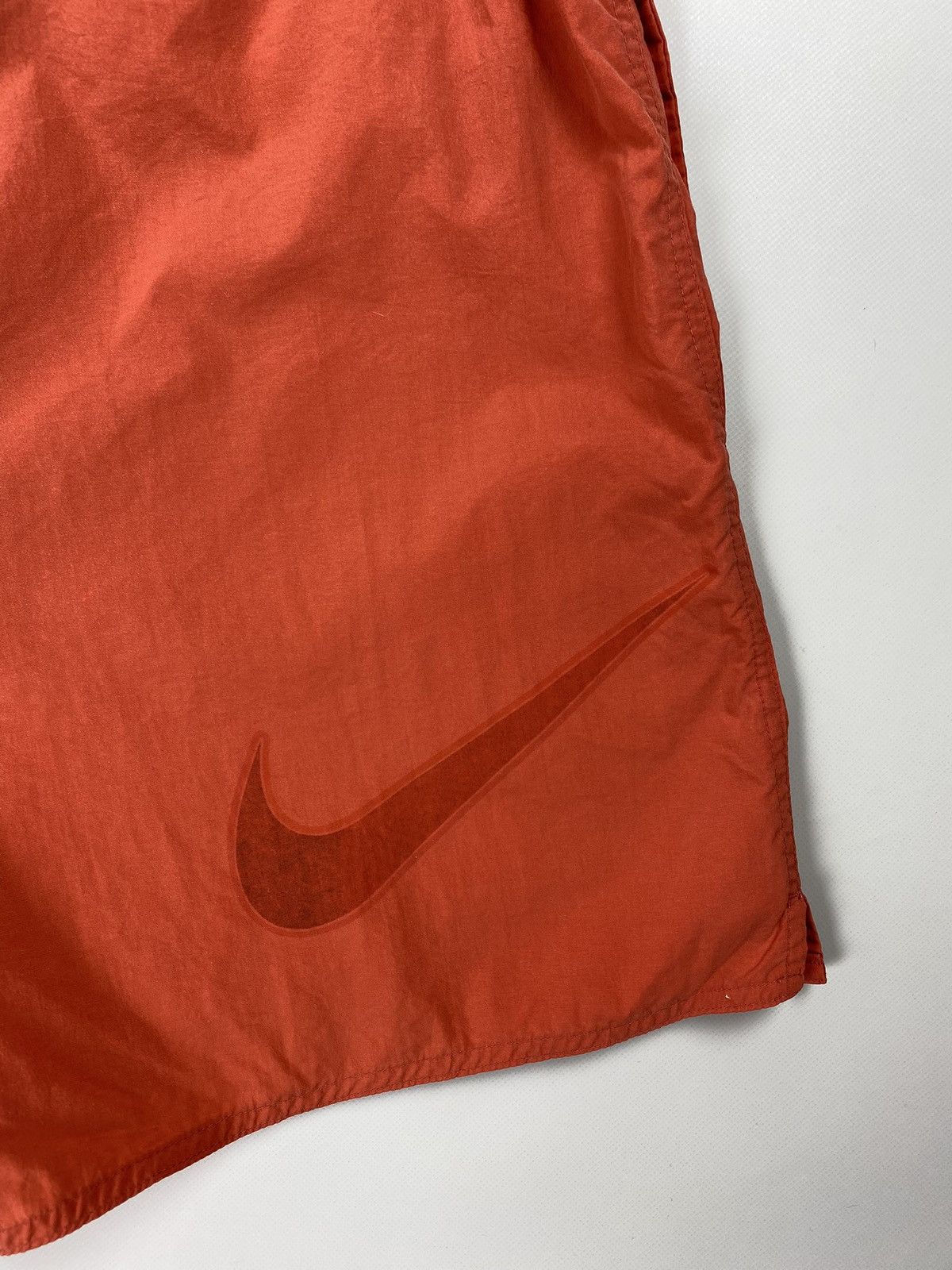 Nike × Vintage VTG Nike big swoosh men’s nylon shorts size L Size US 34 / EU 50 - 4 Thumbnail