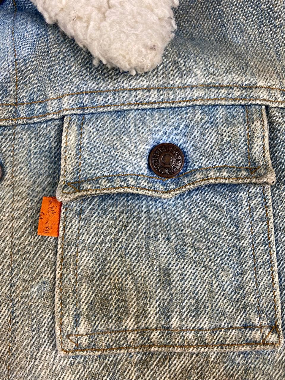 Levi's vintage levis orange tab denim jacket sherpa lining Size US S / EU 44-46 / 1 - 5 Thumbnail