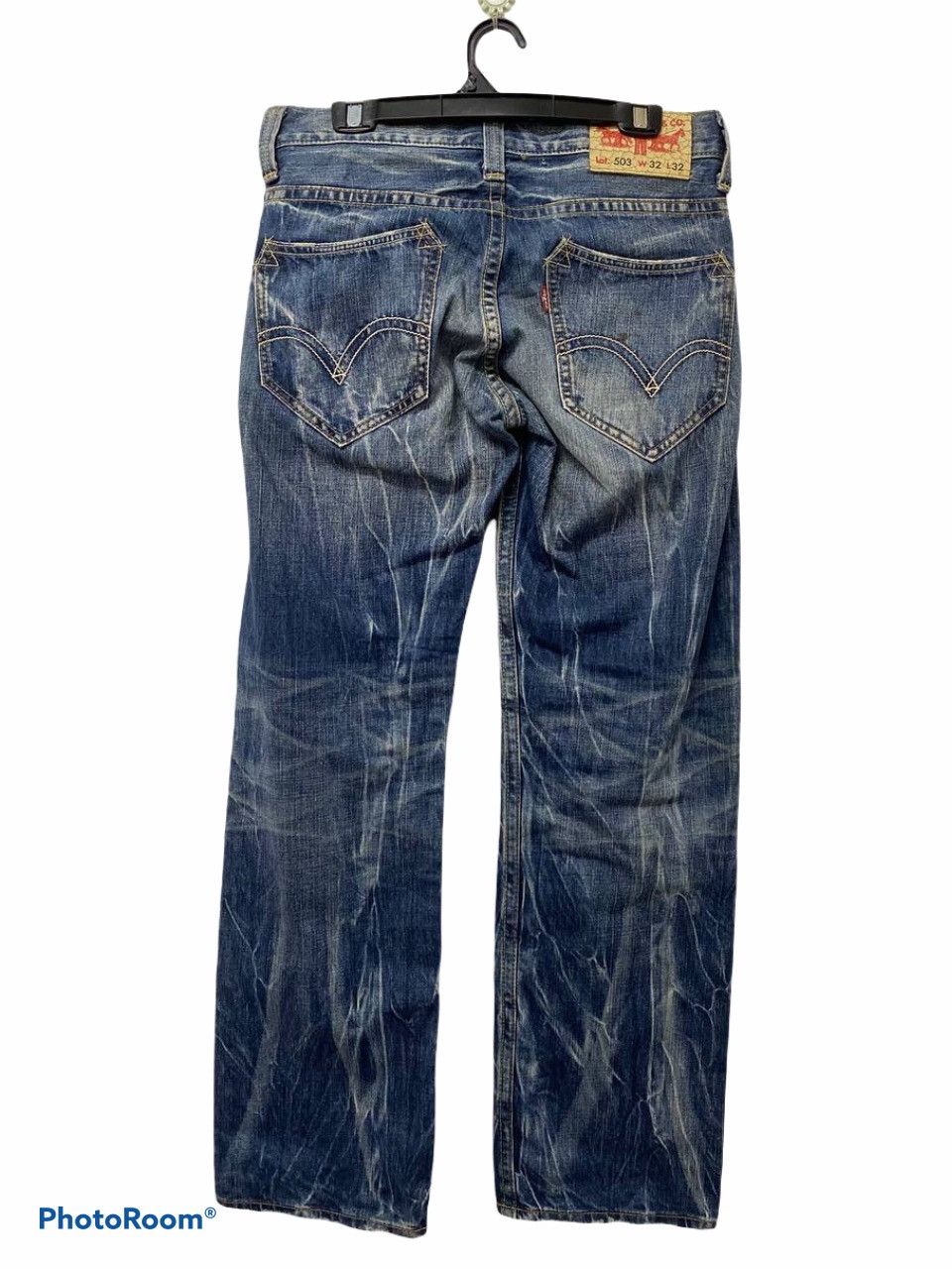 Levi's Vintage levis 503 really nice faded design Size US 34 / EU 50 - 1 Thumbnail